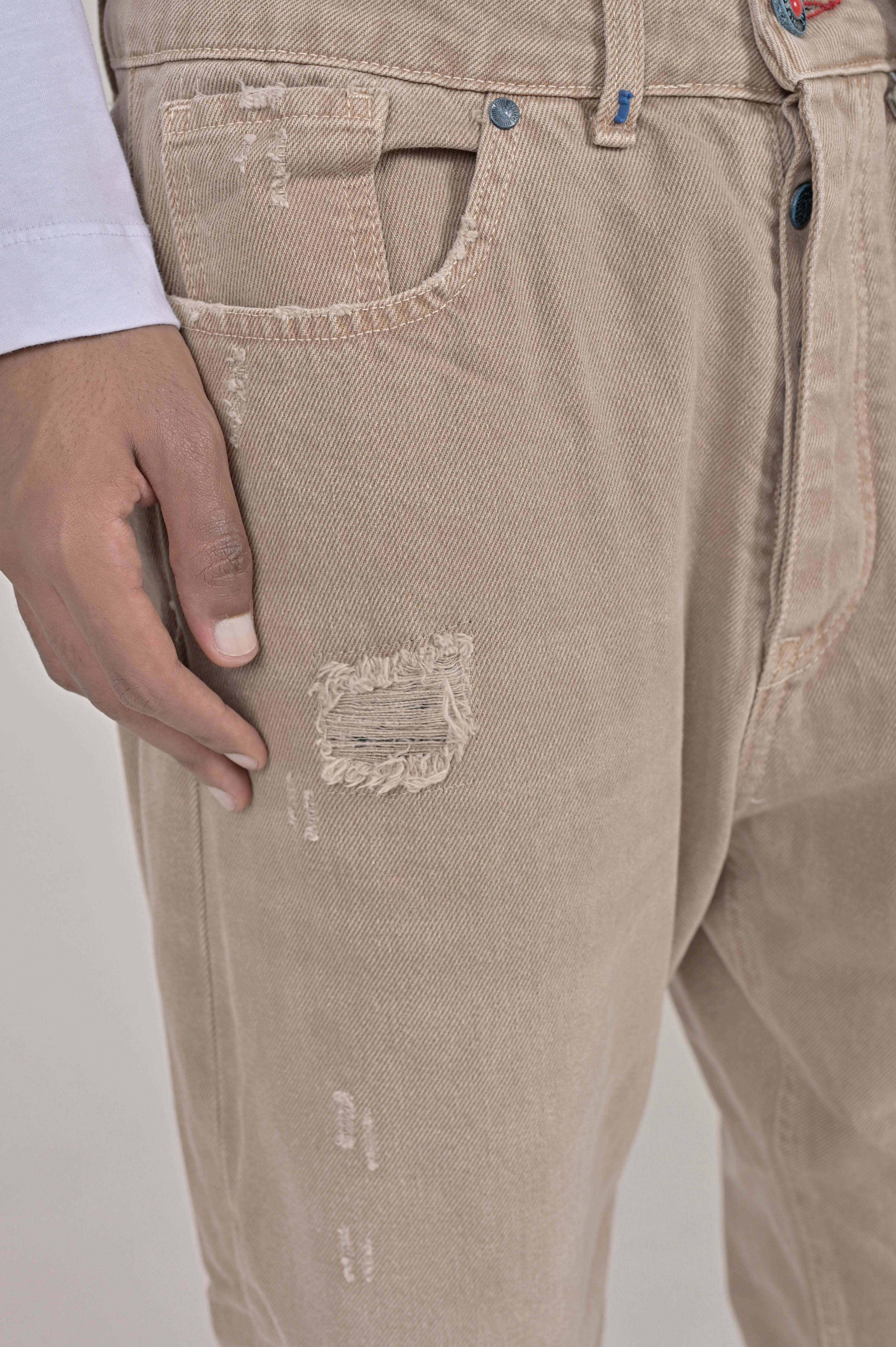 Pantalone Loose Wide Bull beige FW23/24