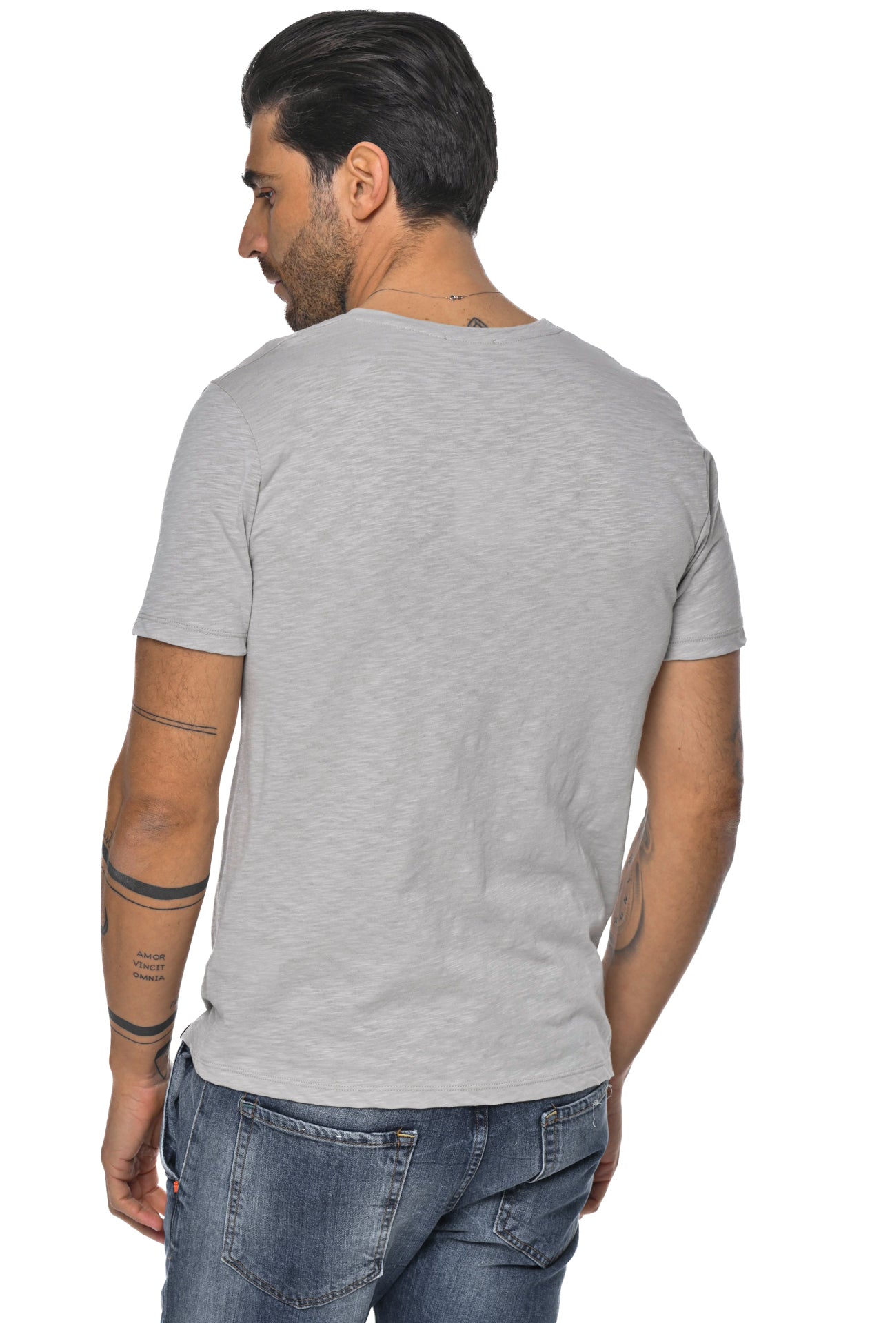 T-shirt con stampa DPE 2310 grigio SS23