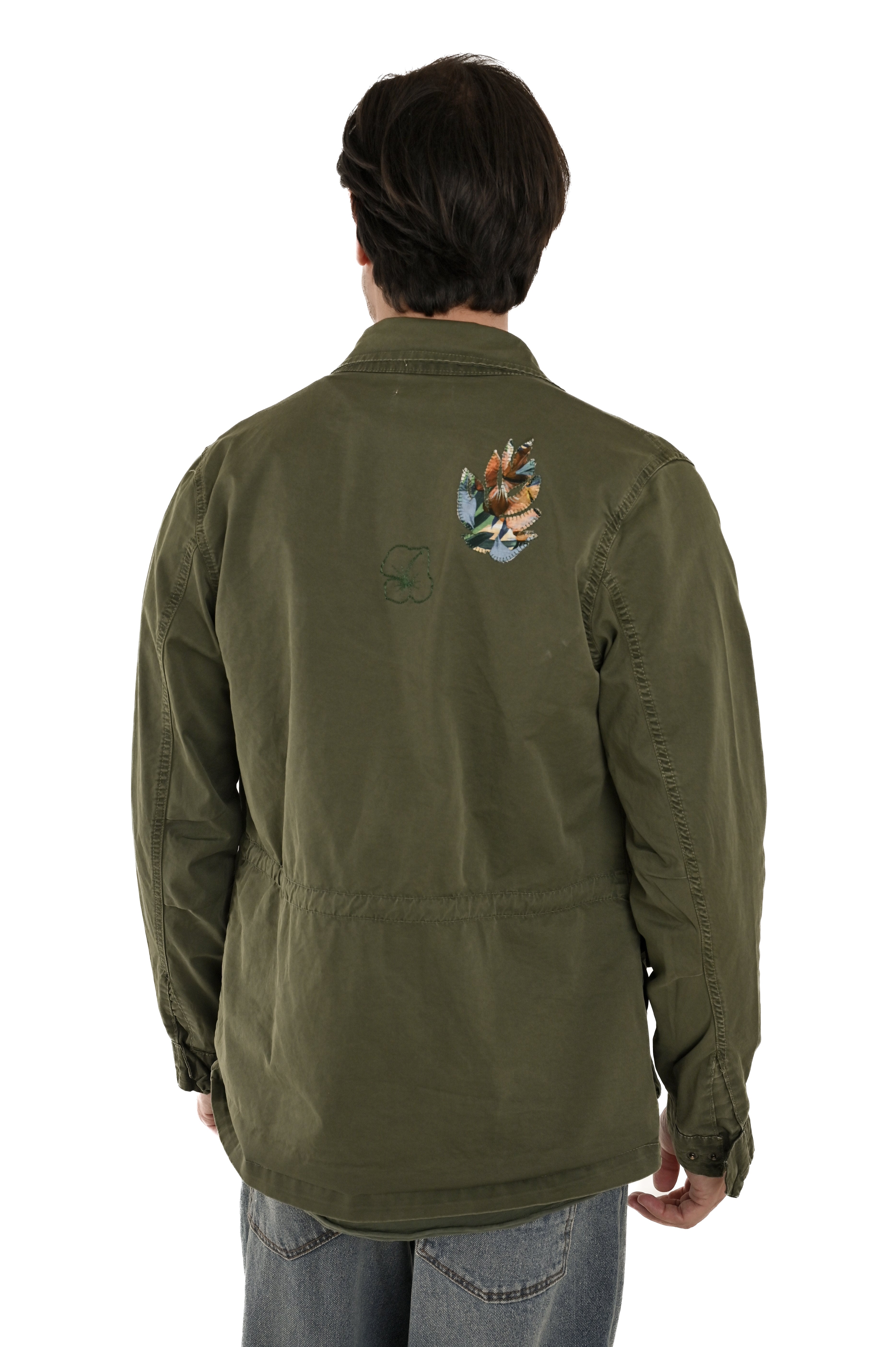 SS25 green Maxim Petch regular jacket