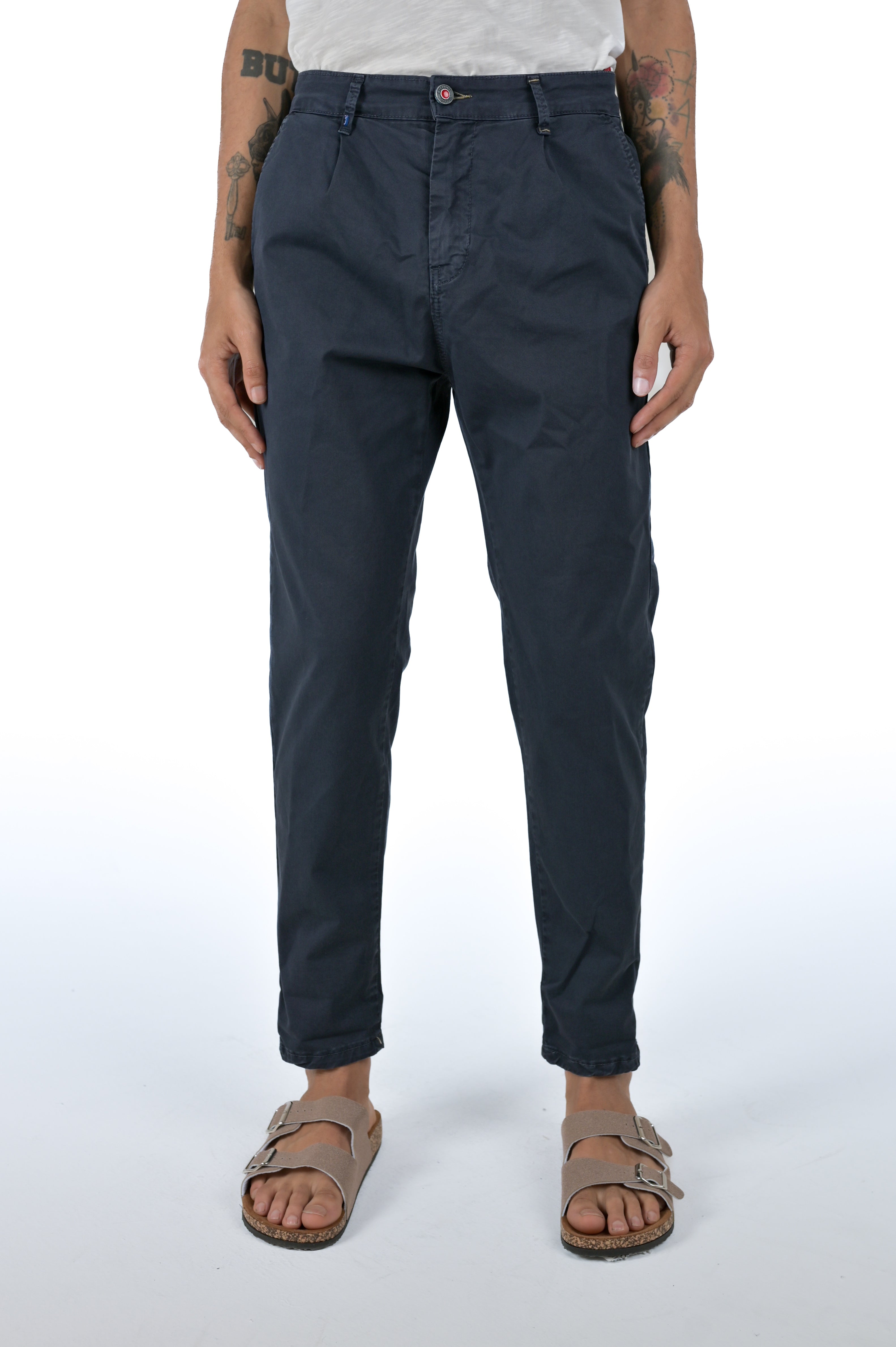 New Private Old Blue tapered trousers SS24