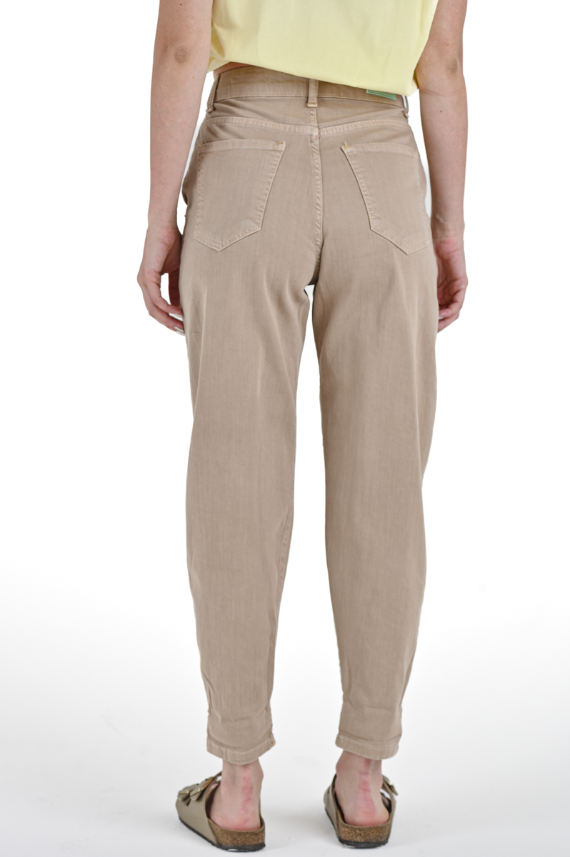 Pantaloni donna baggy Carrie Sabbia SS24