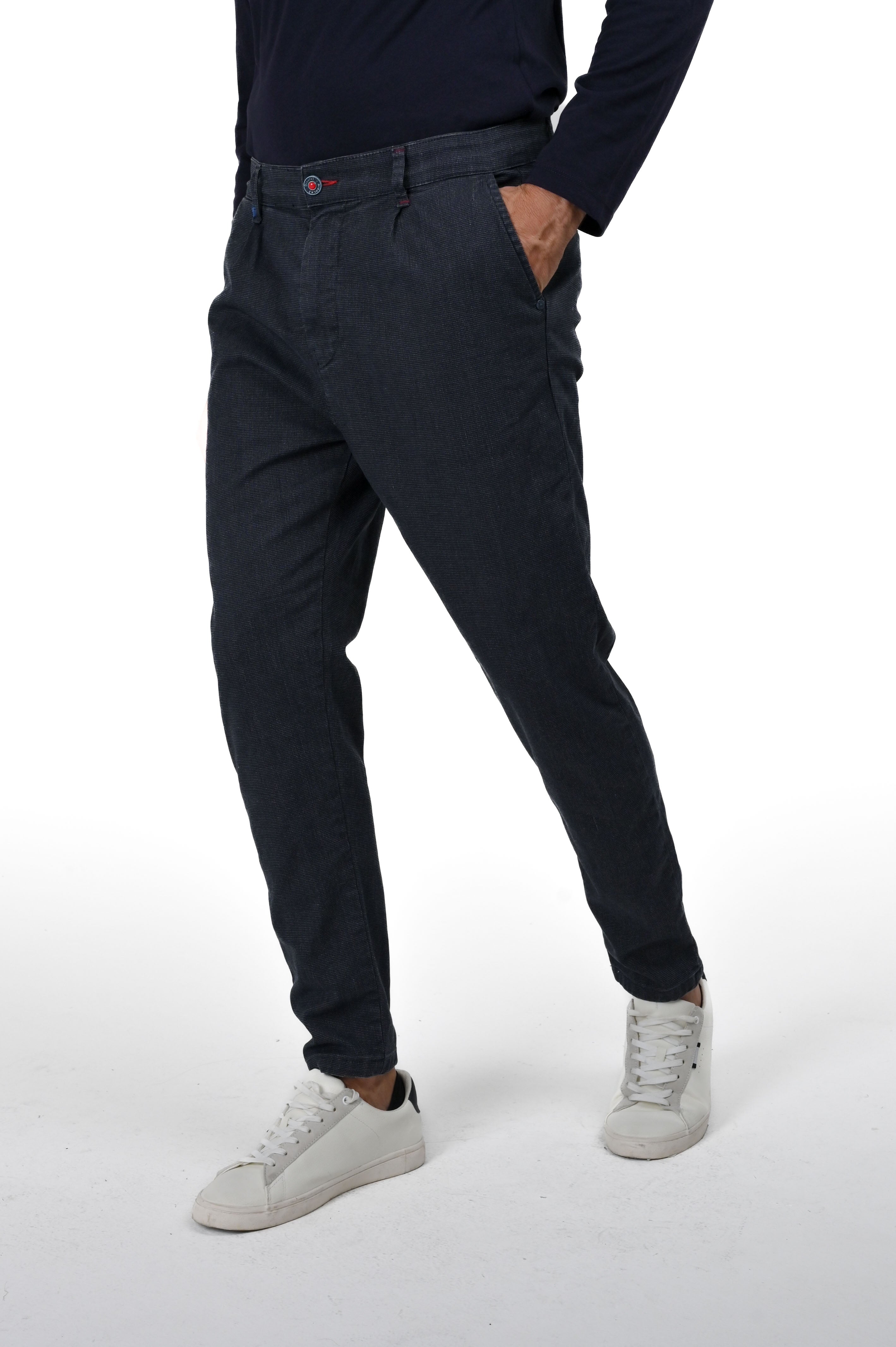 Pantaloni tapered New Private River FW23/24