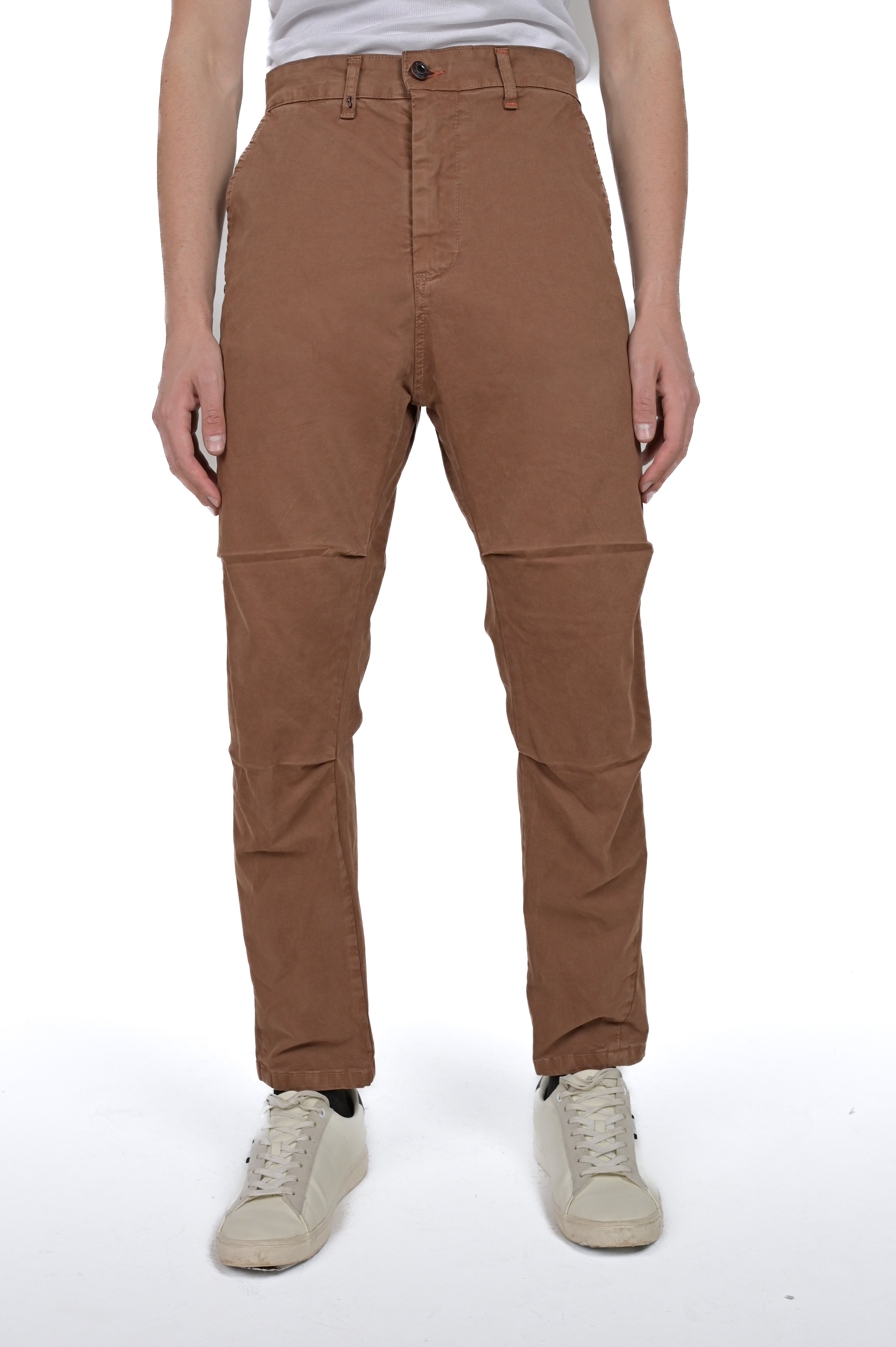 View Raso beige regular cotton trousers FW24/25