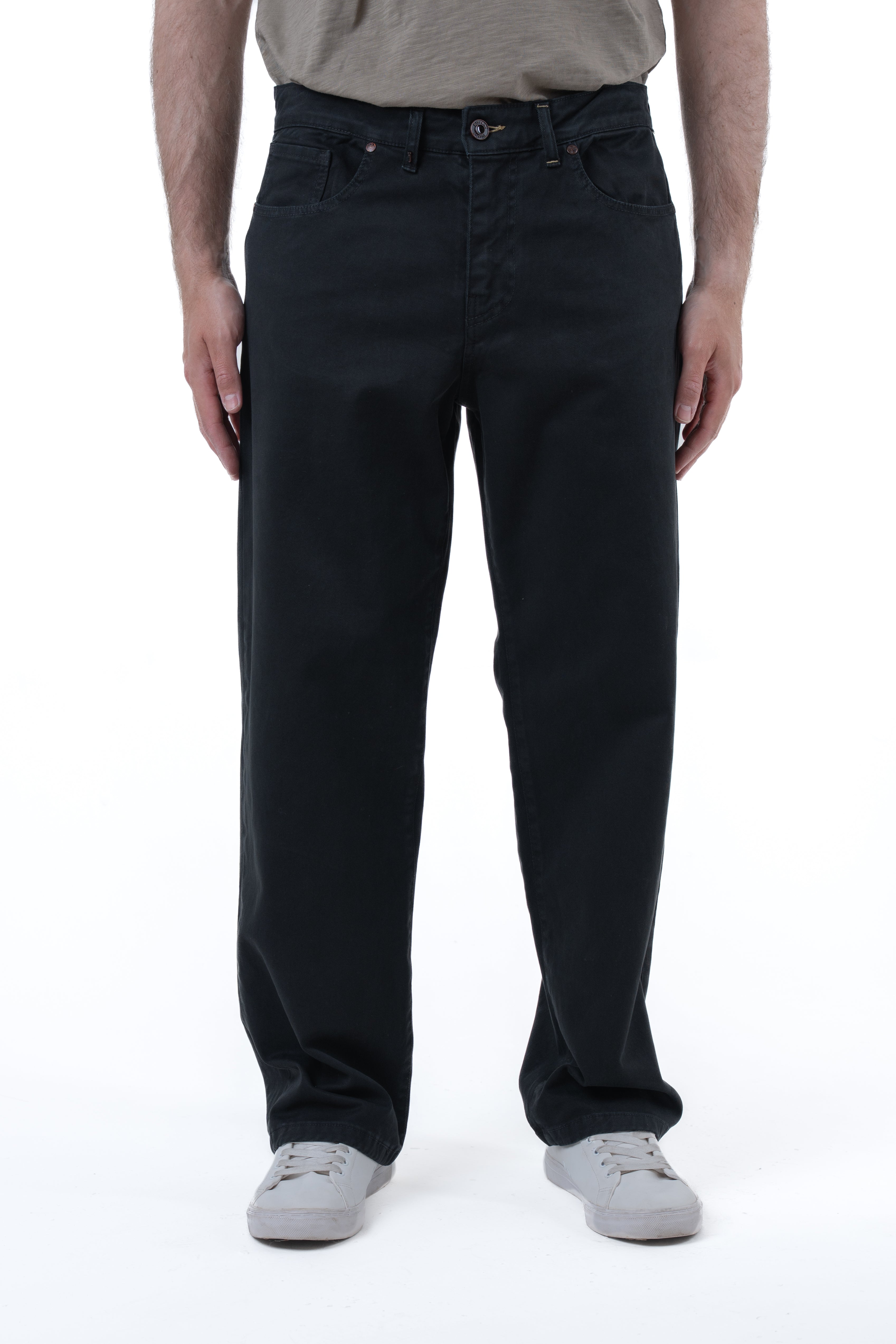 Loose Dick Cotton Trousers Black FW24/25