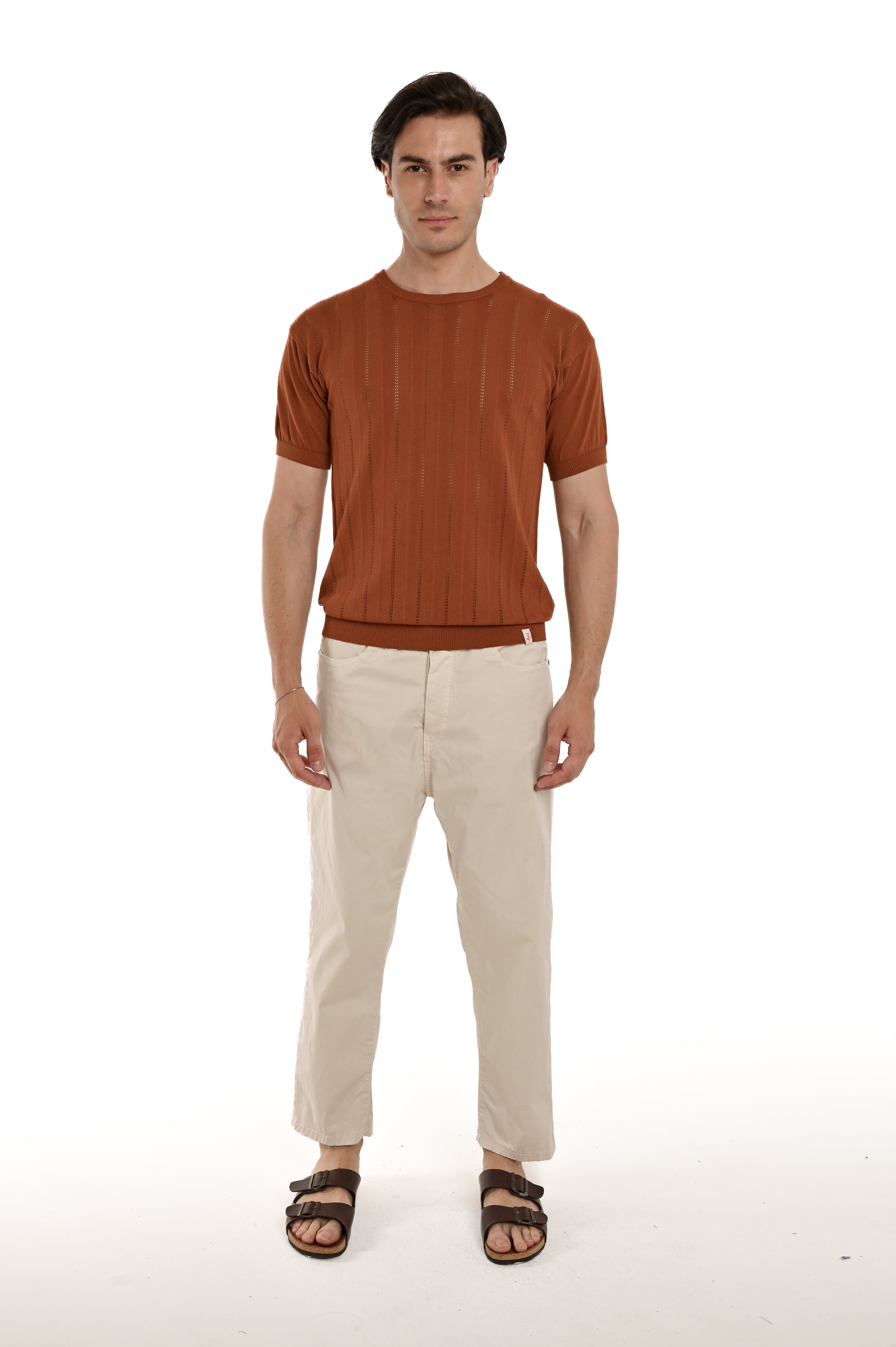 Regular T-Shirt DS 2587 orange SS25