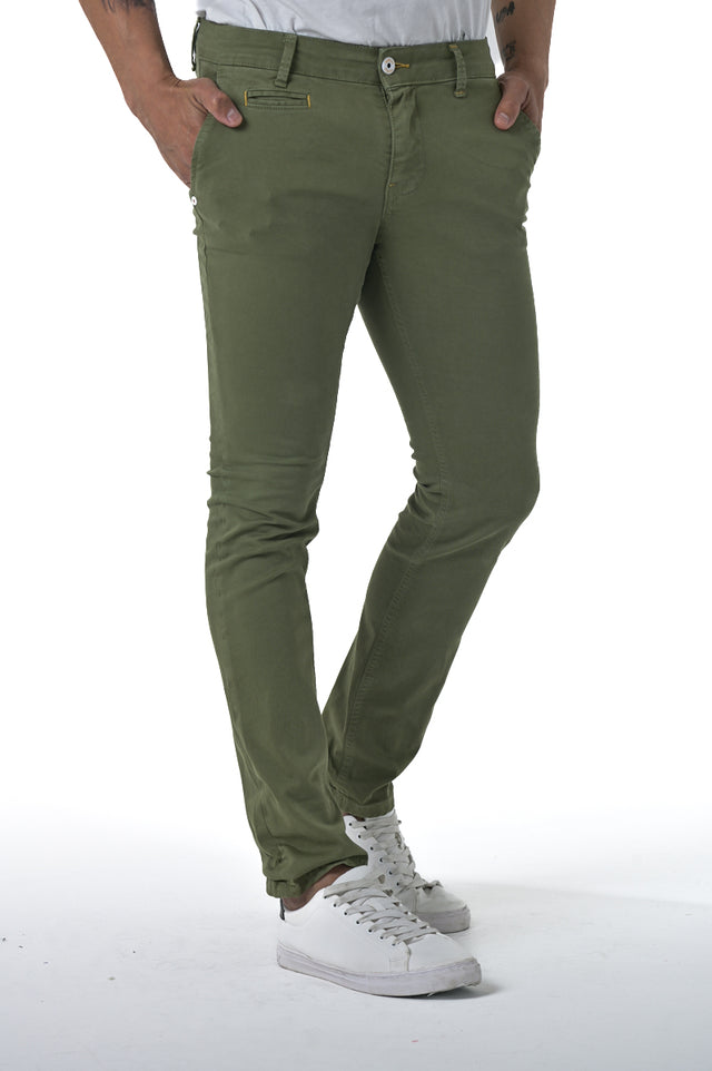 Pantaloni in cotone slim fit KINOS in vari colori - Displaj