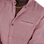 Camicia uomo con collo coreano e taschino LEO LINO in vari colori - Displaj