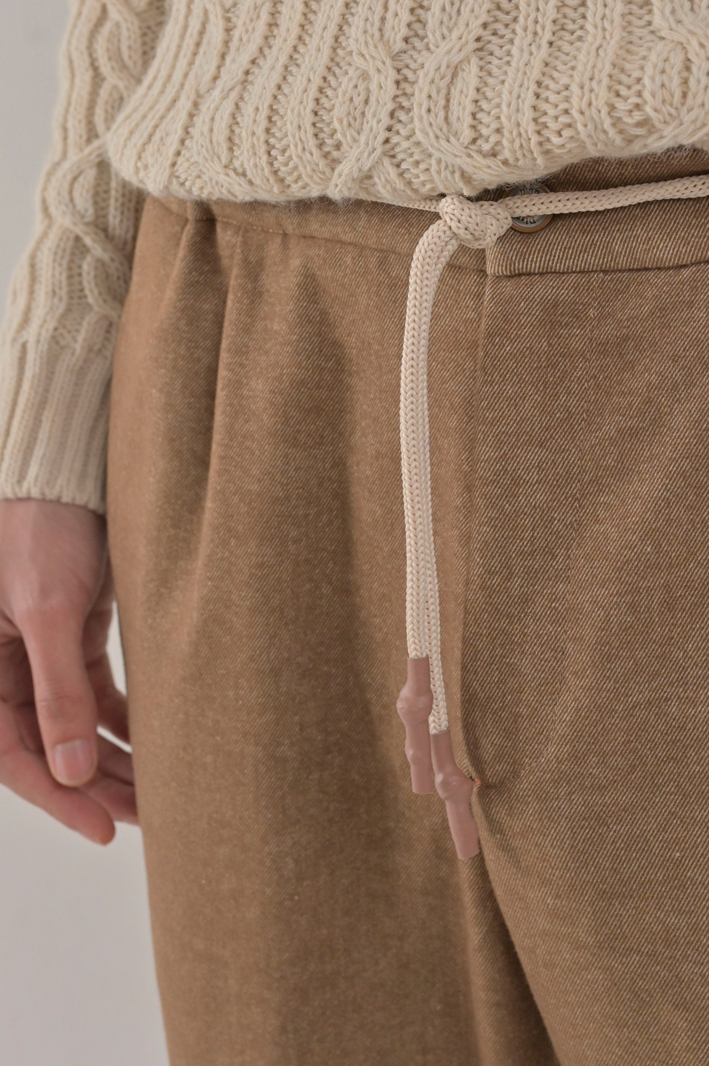 Classic Tapered Pants Net Amarino Burnt FW24/25