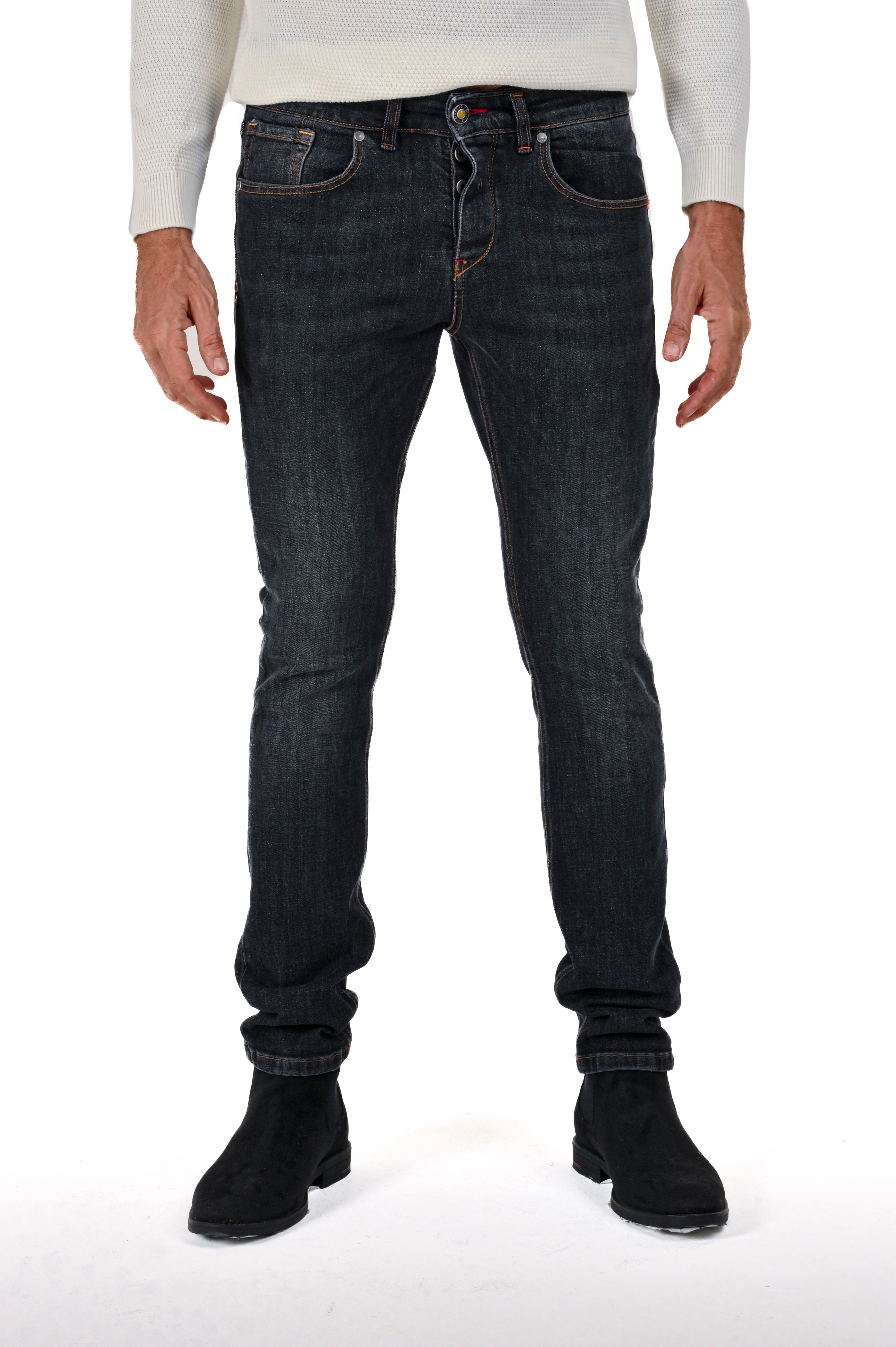 Jeans slim New London BLK Music FW23/24