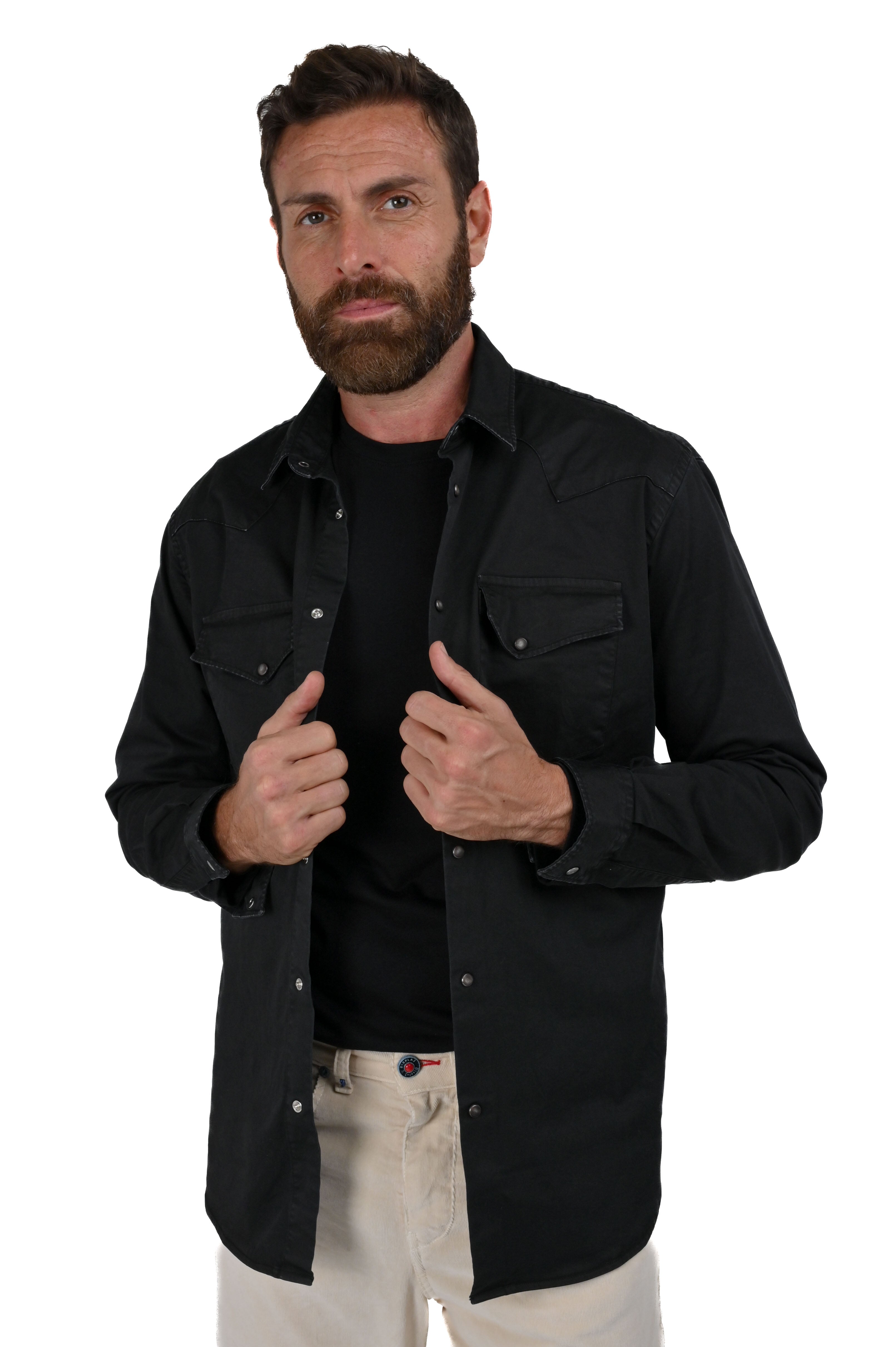 Camicia in cotone regular Spy Bull FW24/25