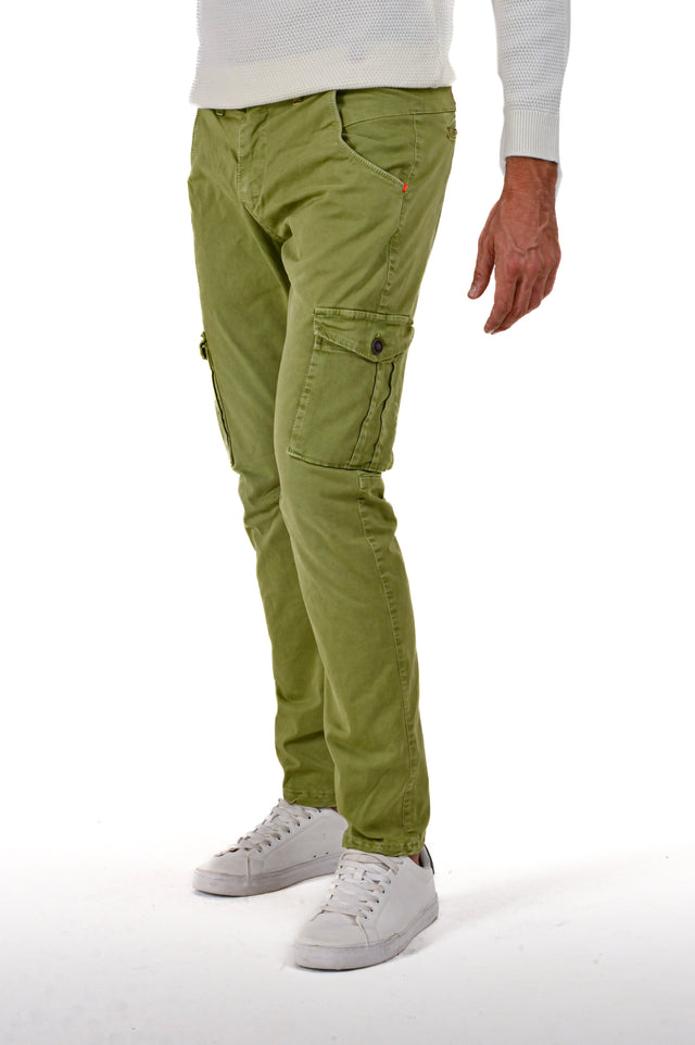 AI 4024 men's slim fit cotton trousers - Displaj