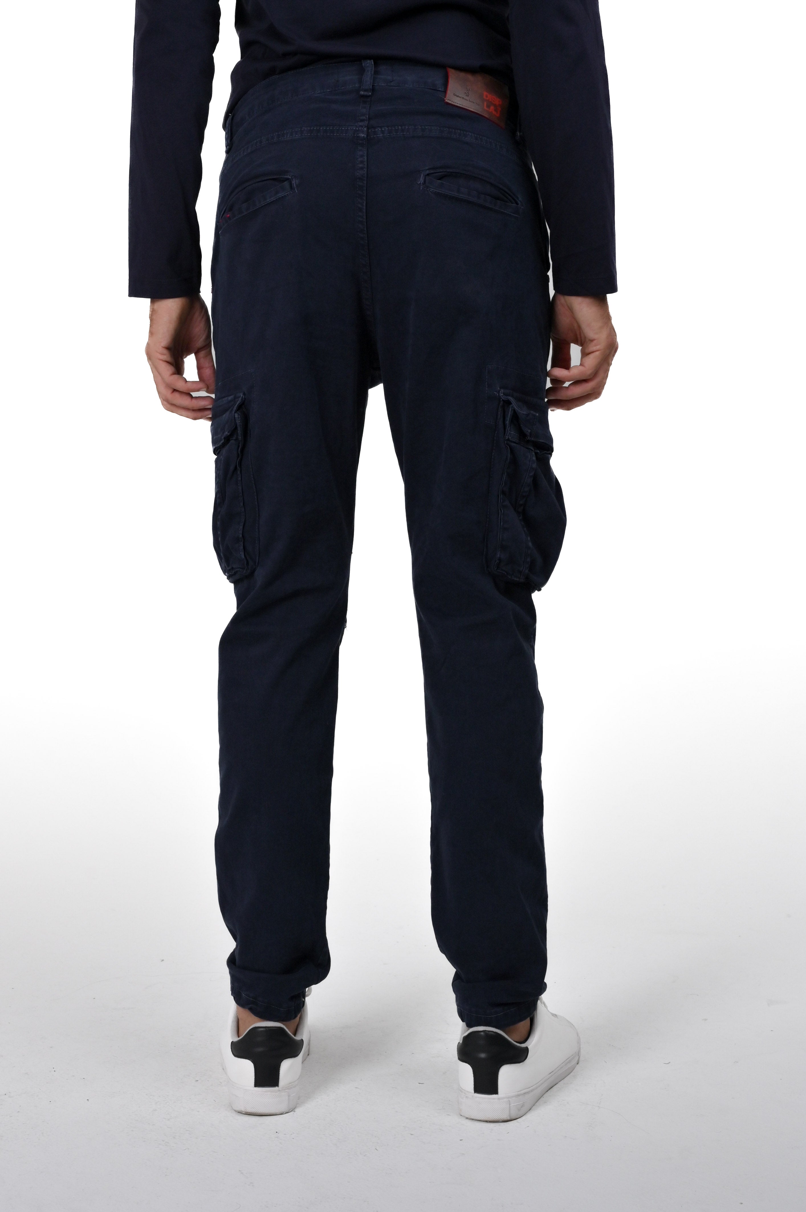 Pantaloni in cotone regular Marktas blu FW24/25