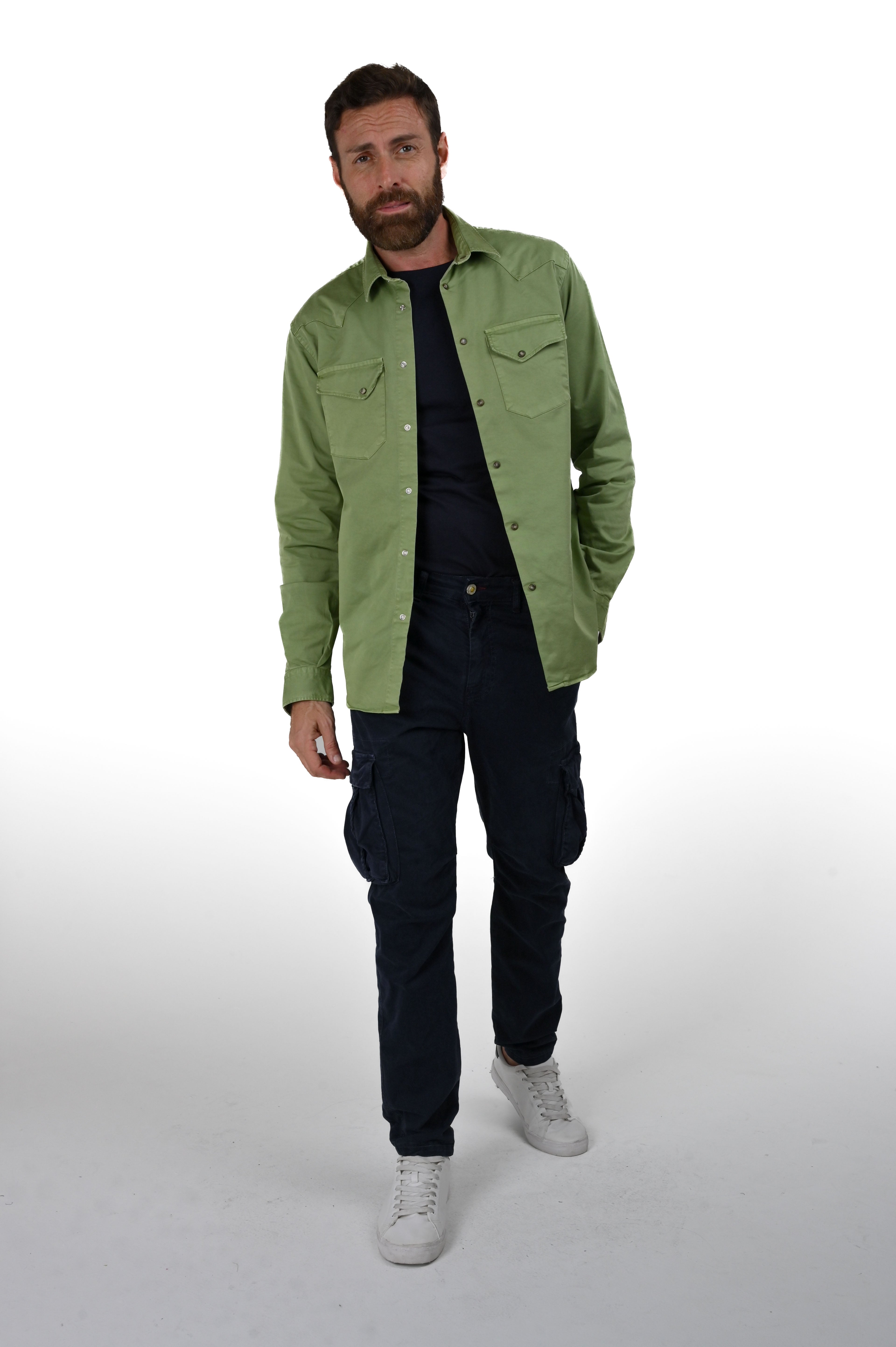 Camicia in cotone regular Spy Bull FW24/25