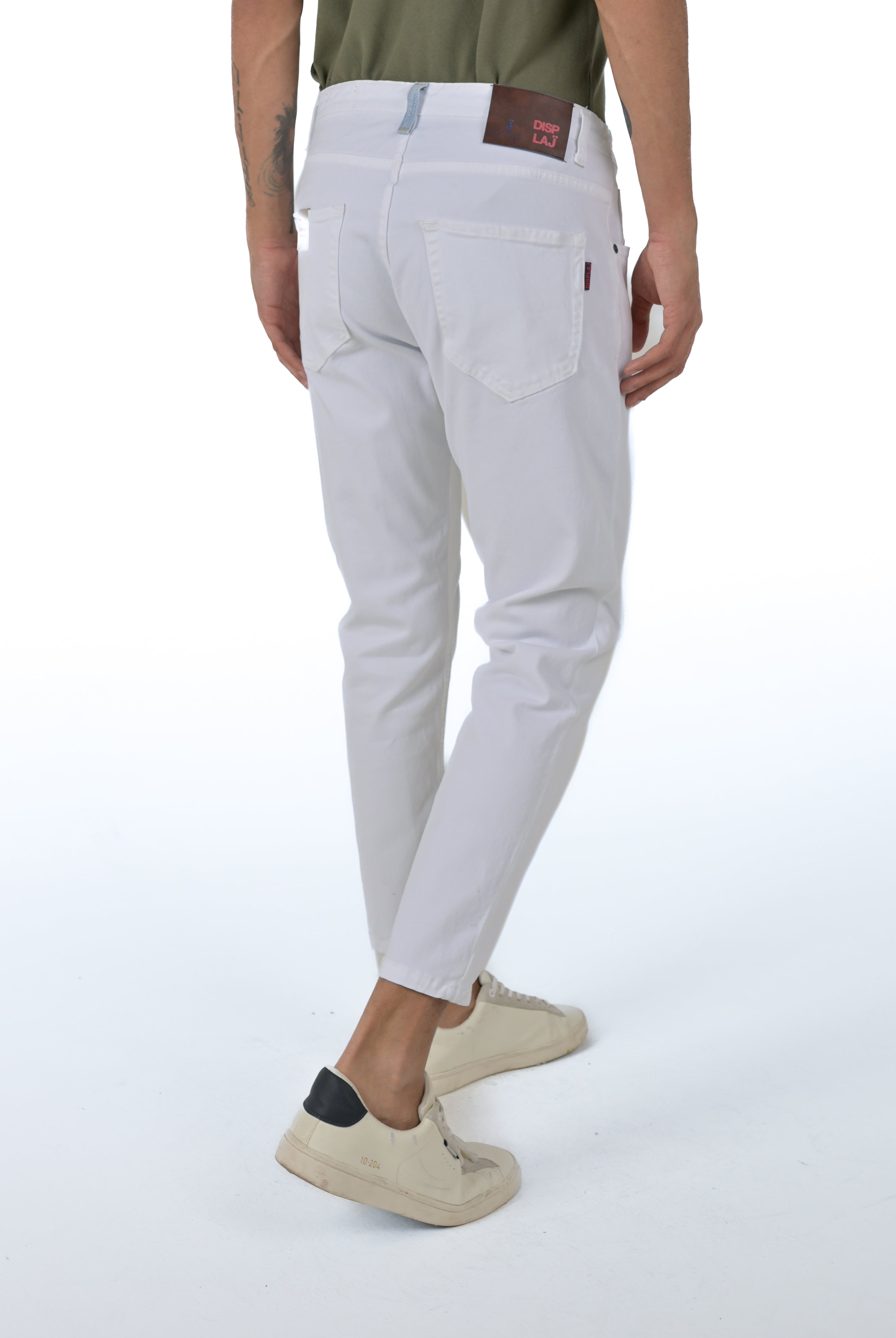 Pantaloni slim Life Libeccio Bianco SS24