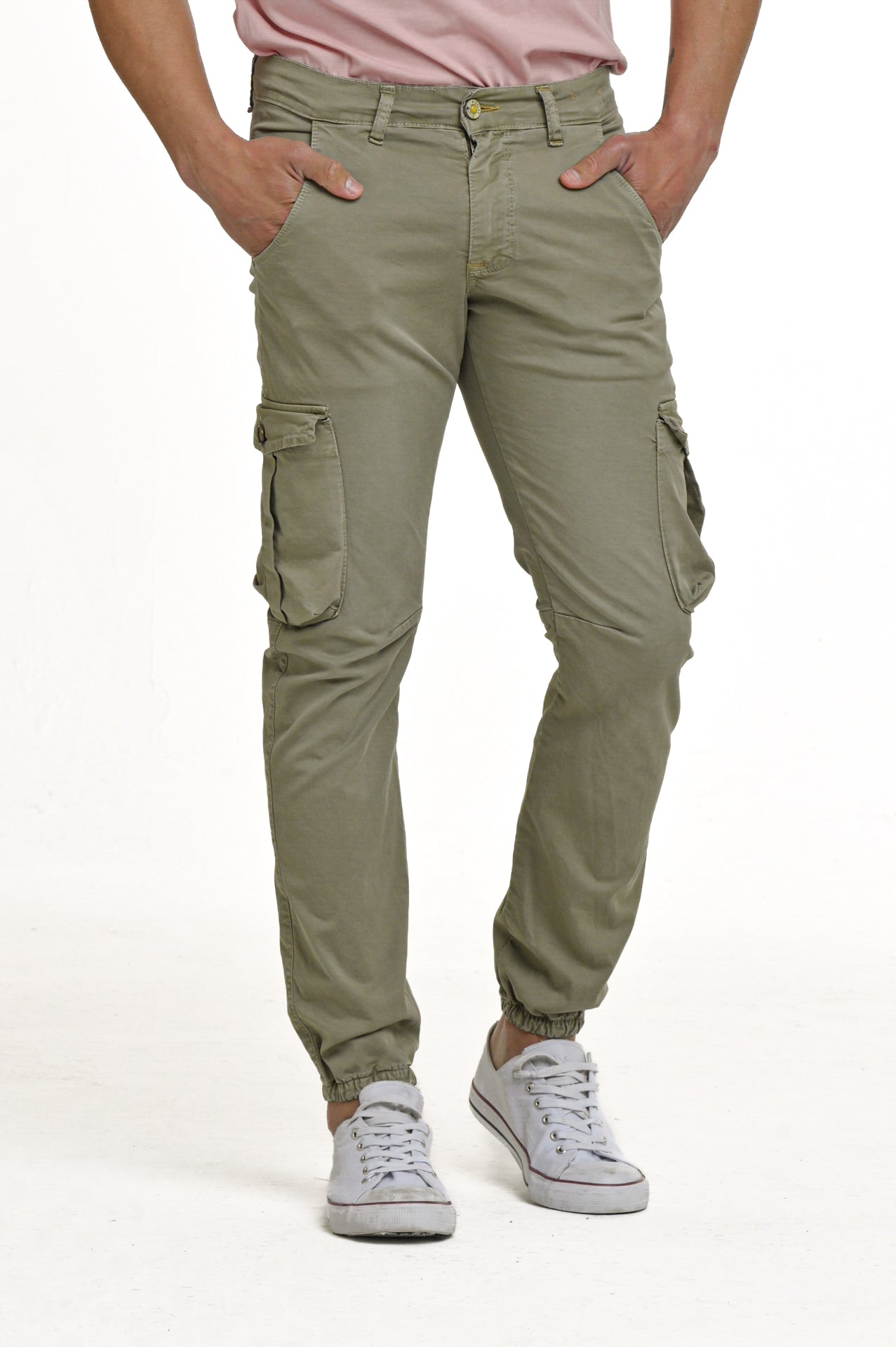 Cezanne Spring Slim Cotton Trousers SS23