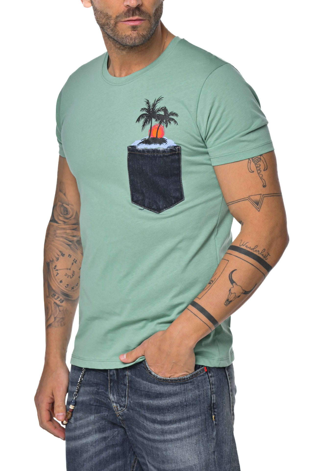 T-shirt con taschino DPE 2319 SS23