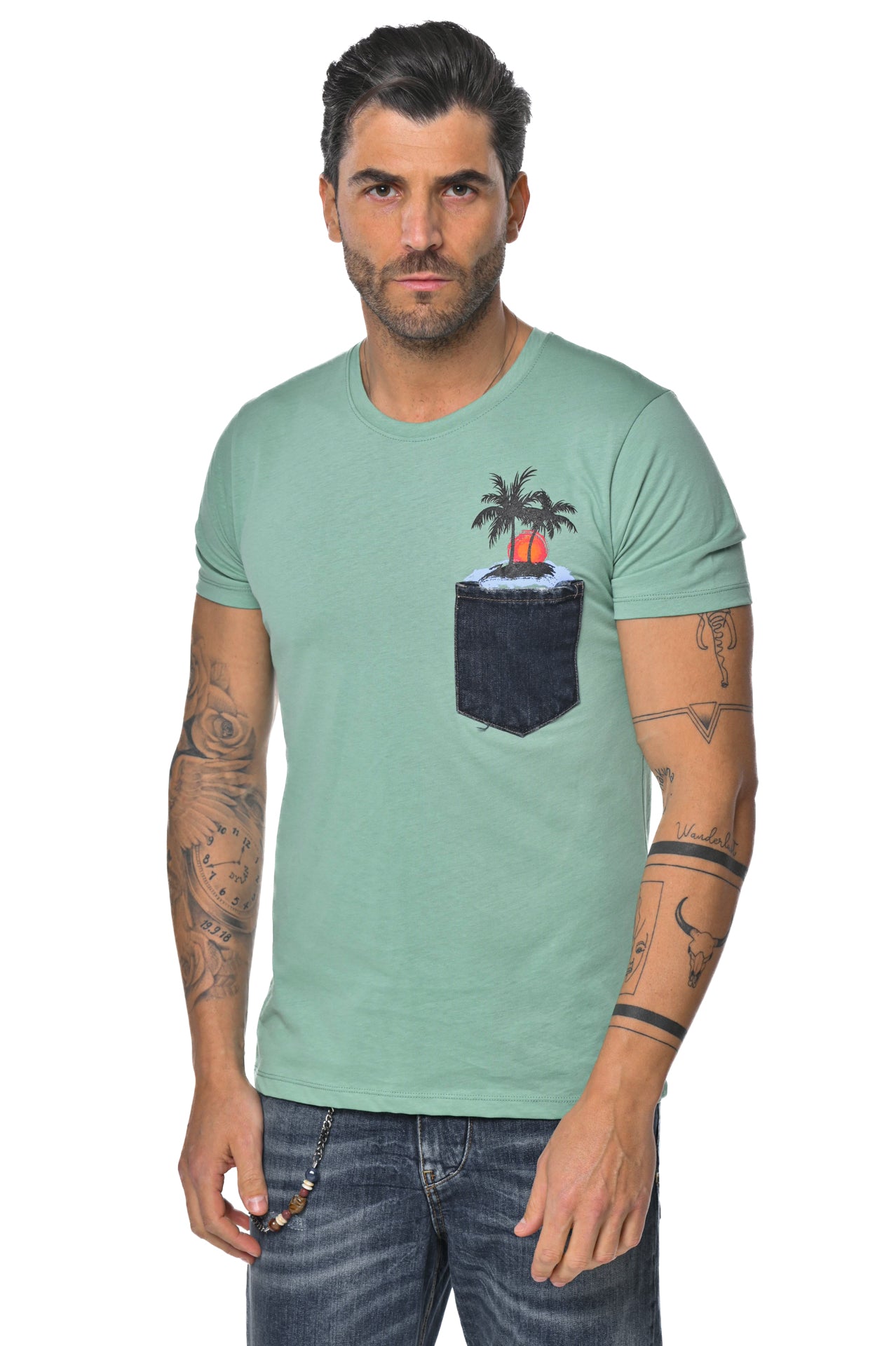 T-shirt con taschino DPE 2319 SS23