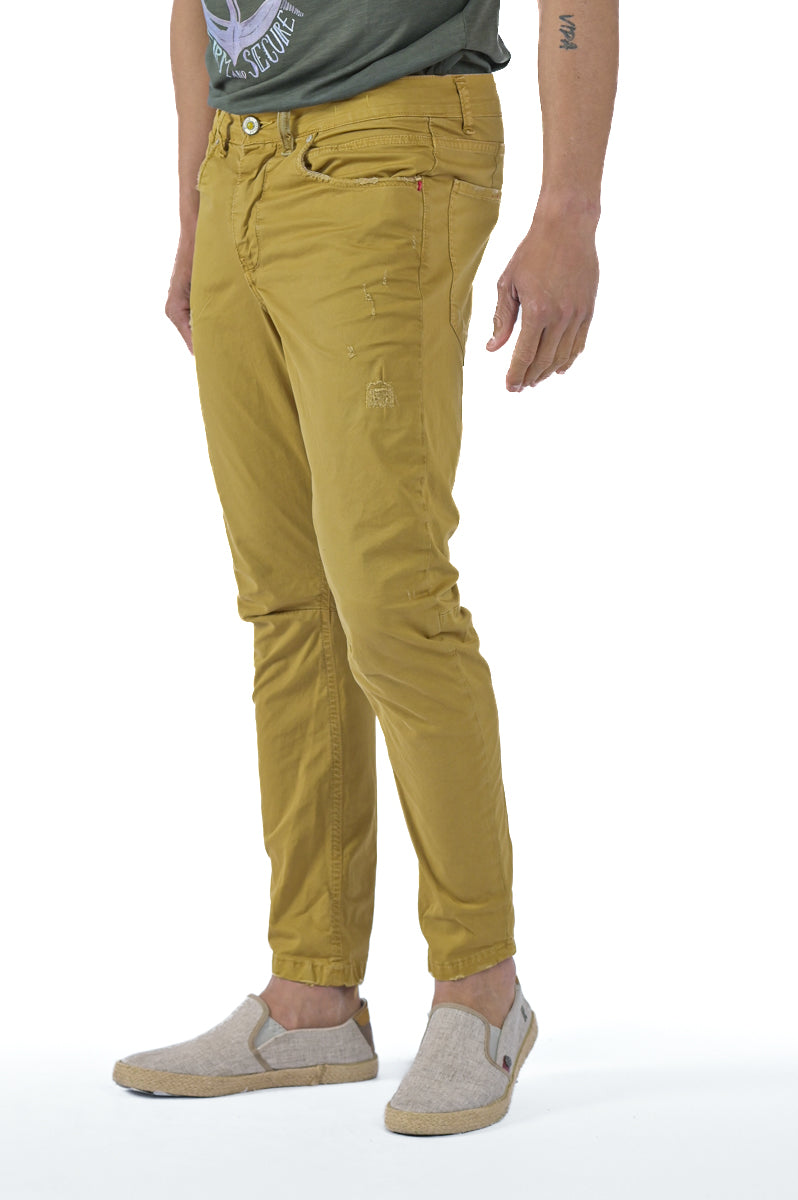 Pantaloni in cotone tapered Kron AM3 SS23