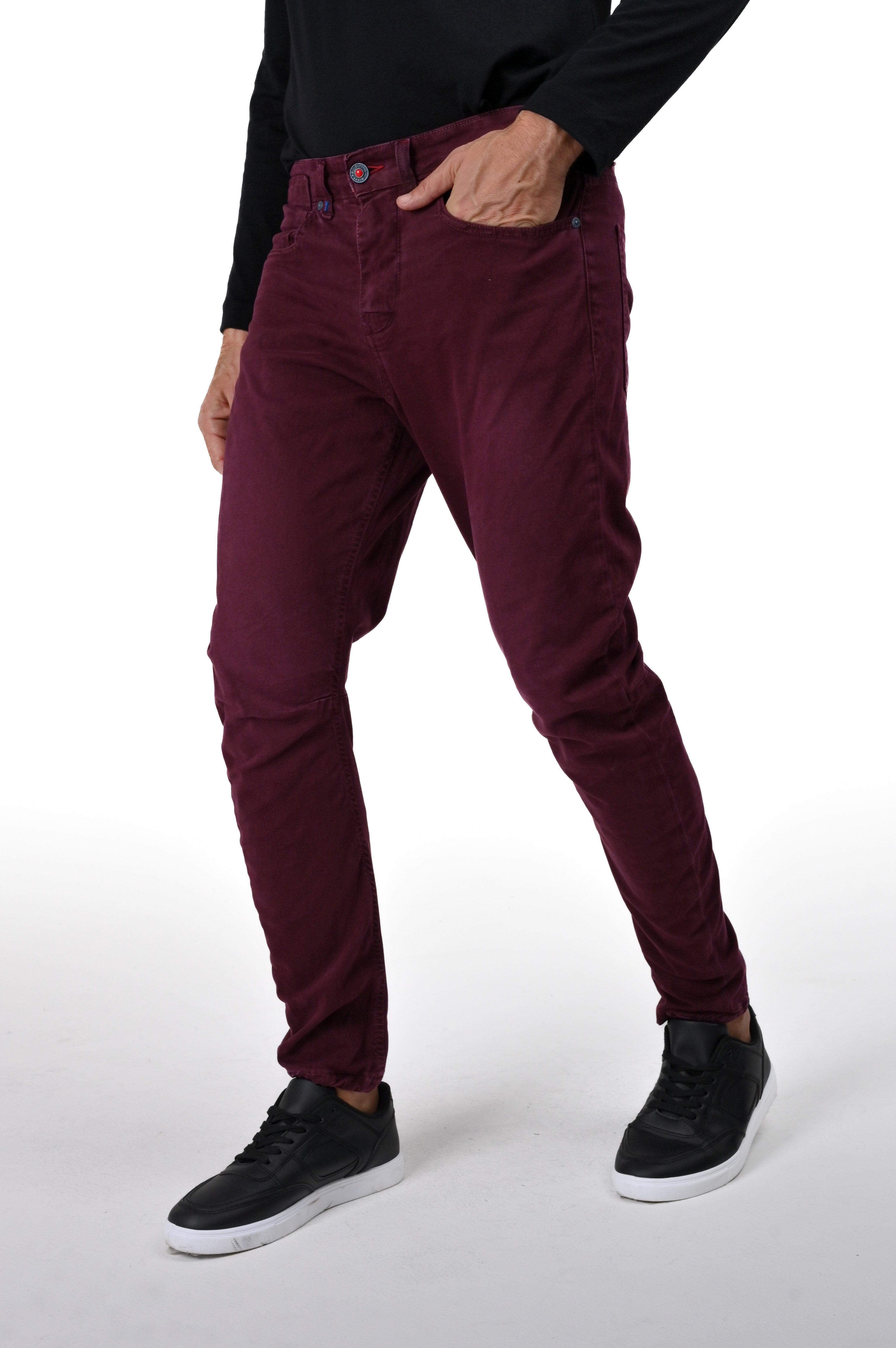 Pantaloni in cotone tapered Kron Vino FW24/25