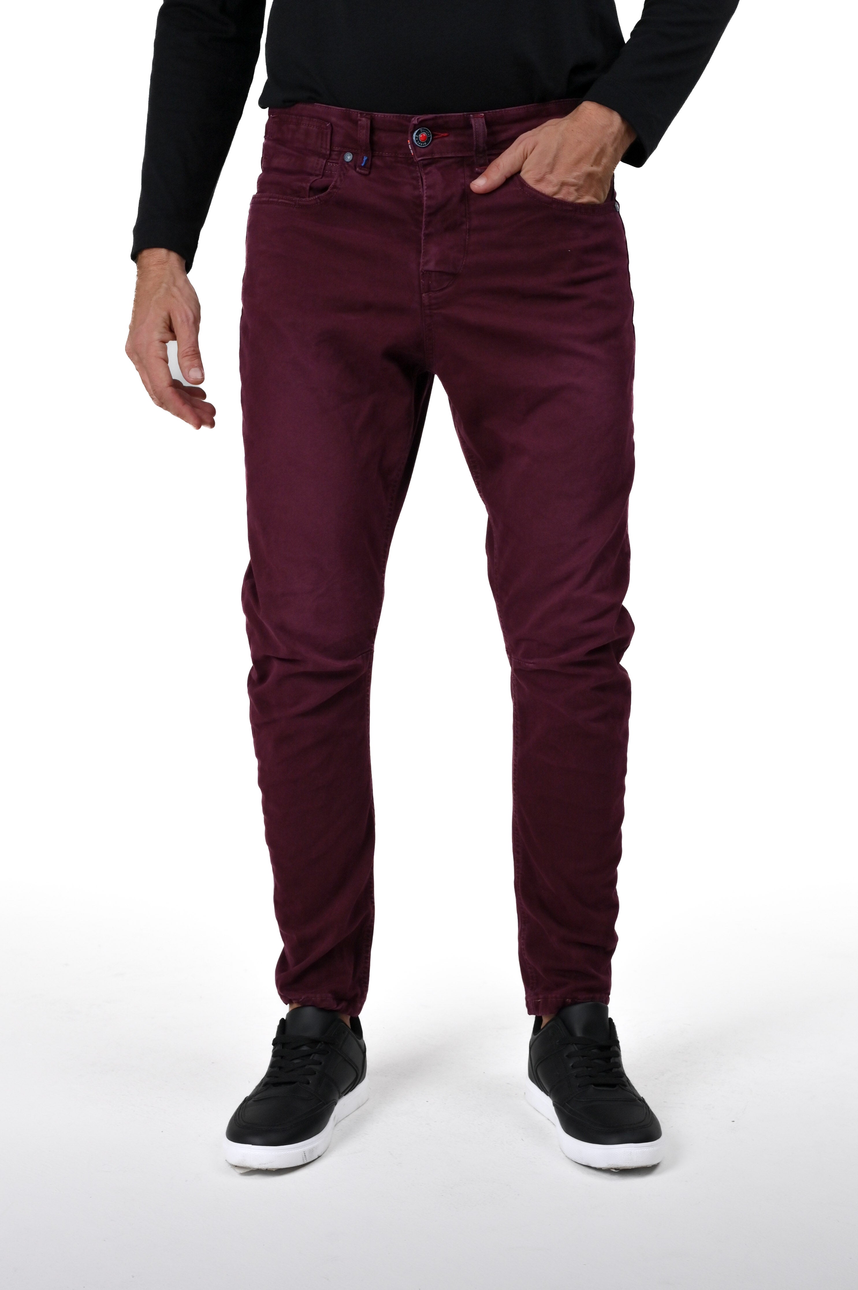 Pantaloni in cotone tapered Kron Vino FW24/25