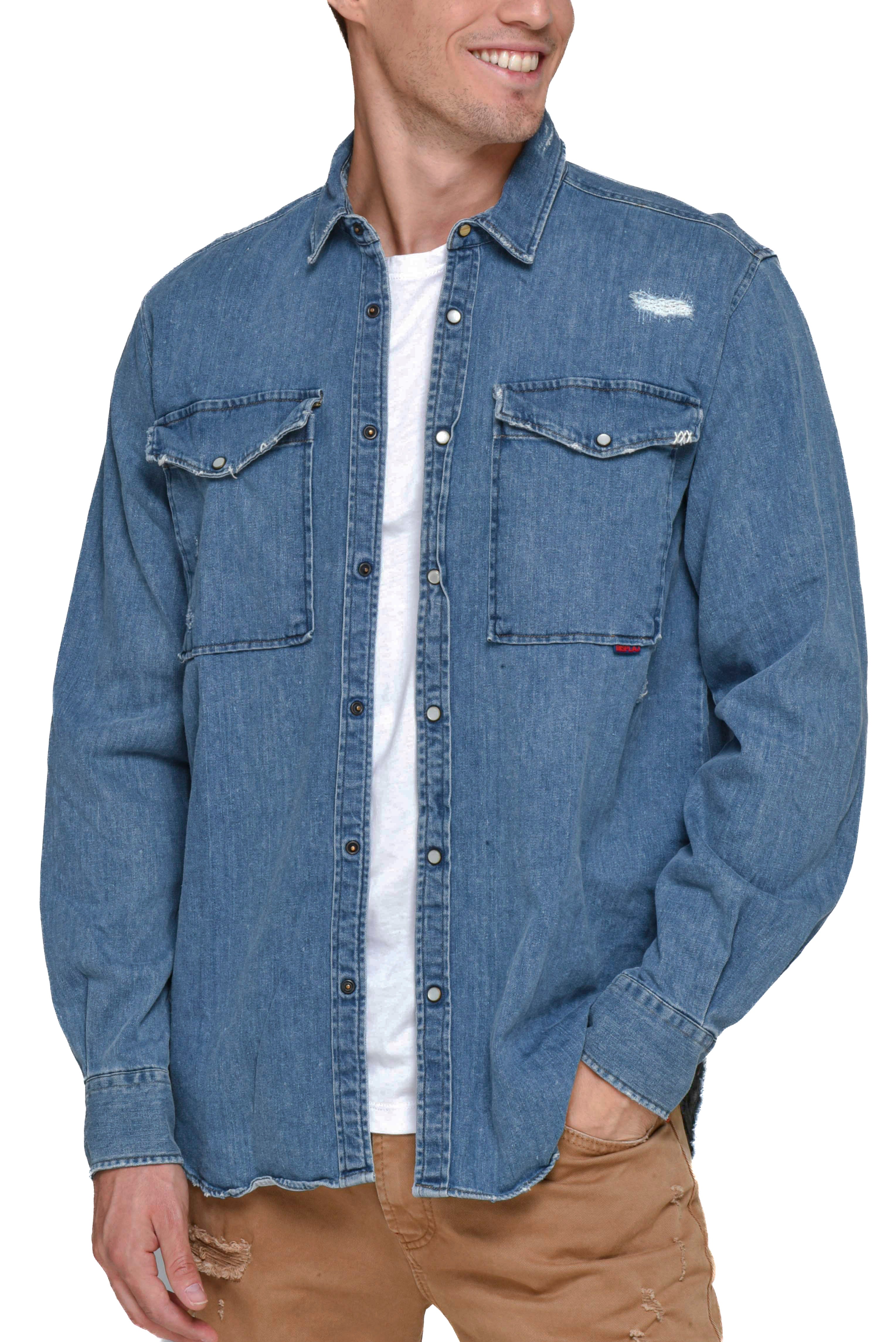 Camicia in denim regular Cult B1 FW22/23