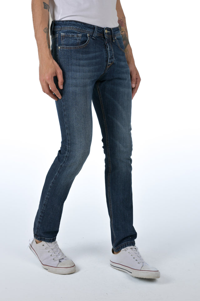 Jeans slim New London Music Scuro