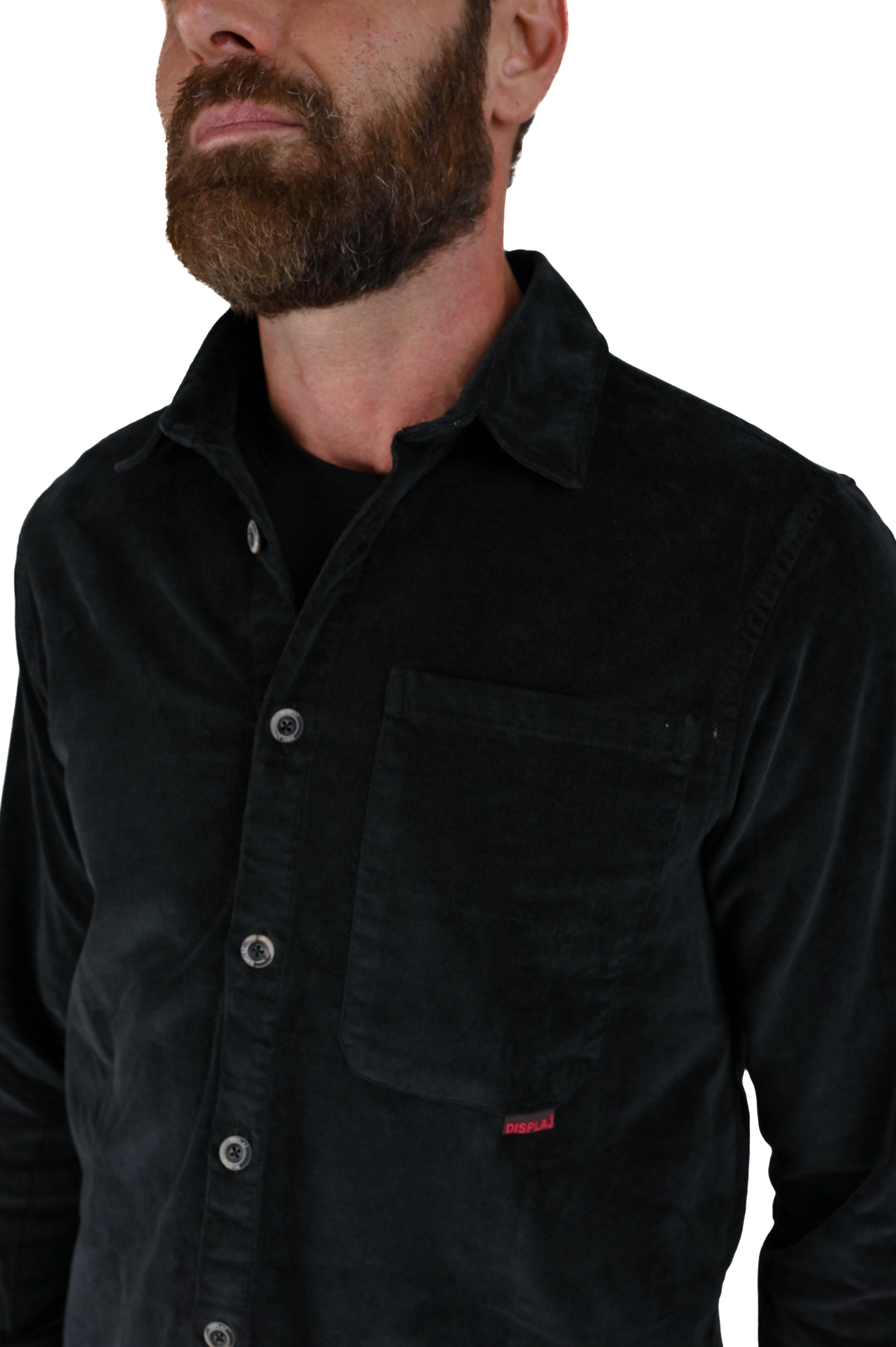 Velvet black velvet shirt FW24/25