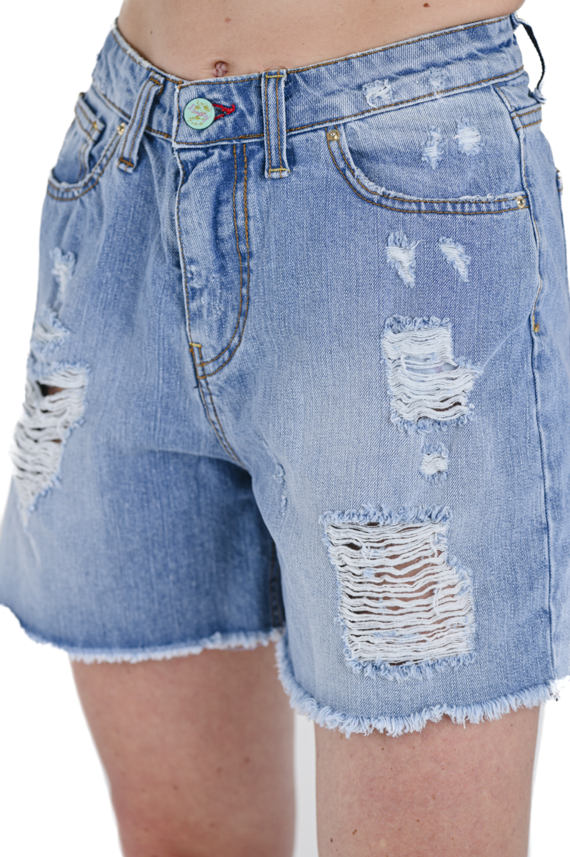 Quiana PR21 SS24 women's mid-rise shorts