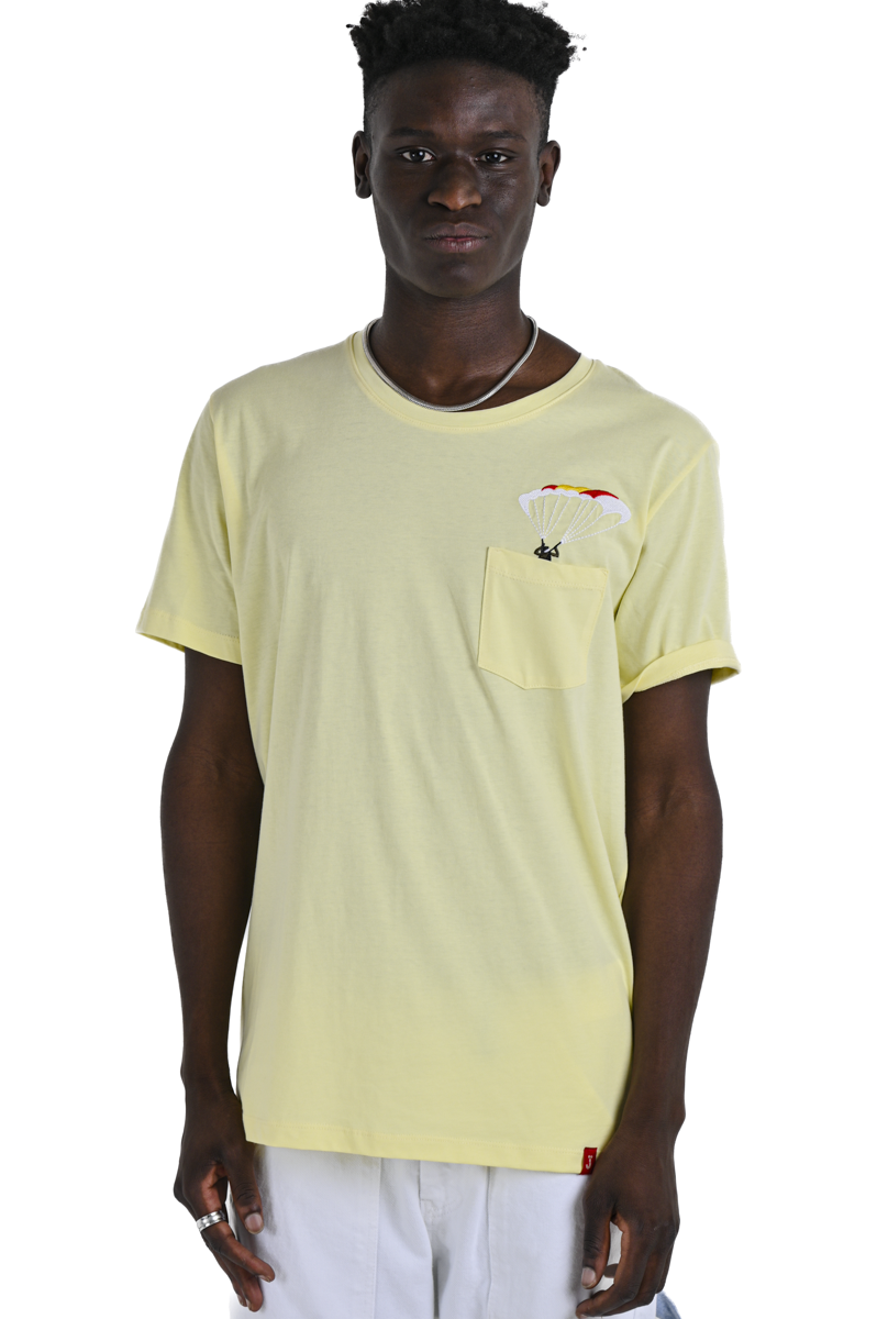 T-Shirt regular DPE 2415 Giallo Pastello SS24