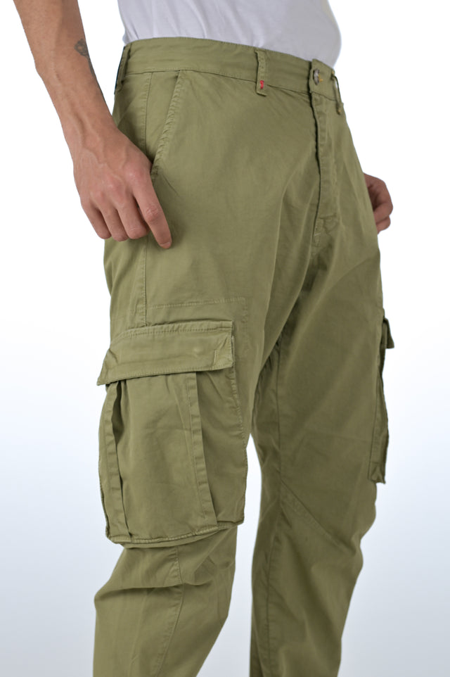 Pantaloni loose Rocky Verde Salvia SS24