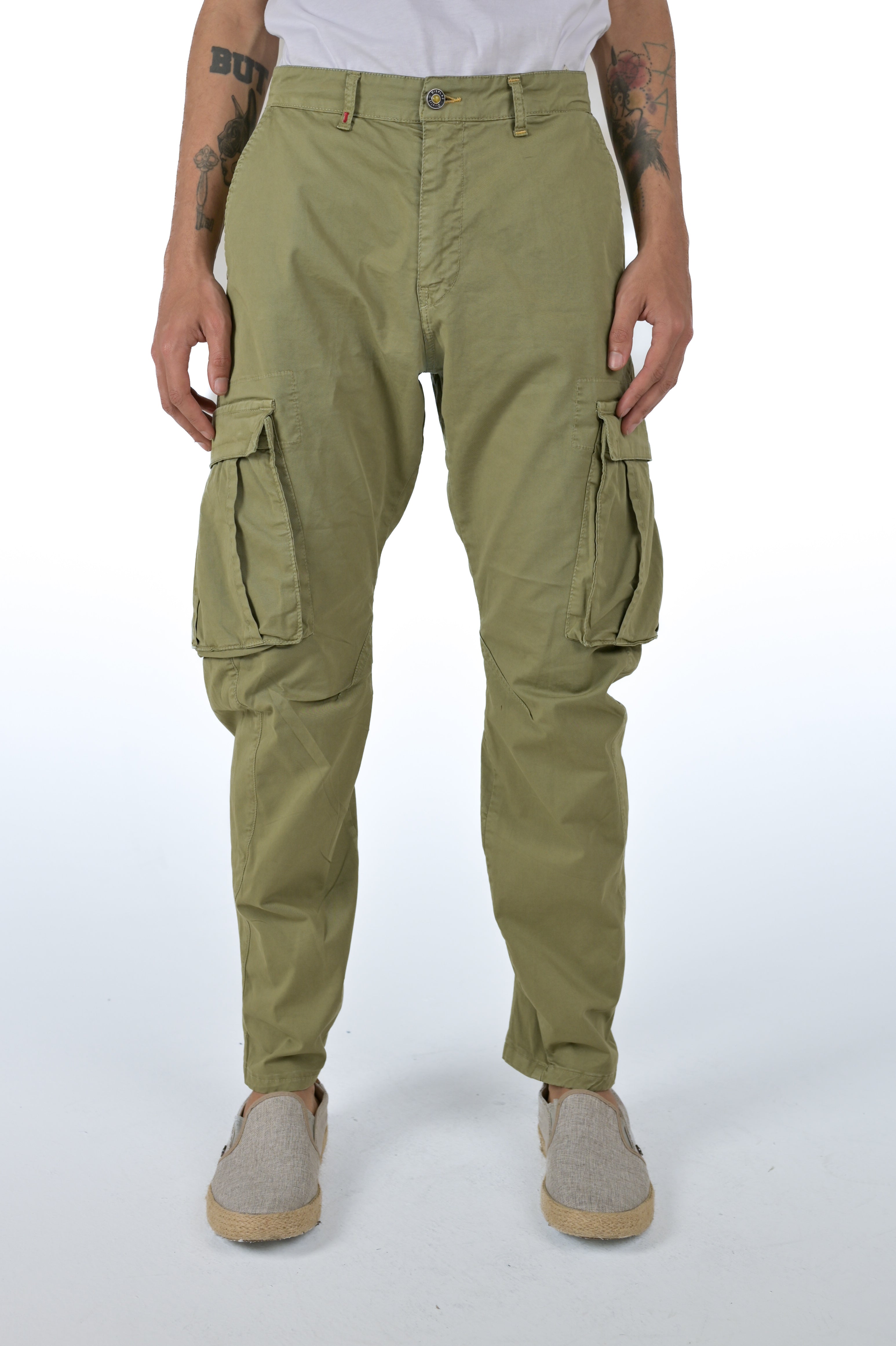 Rocky Green Loose Pants SS24