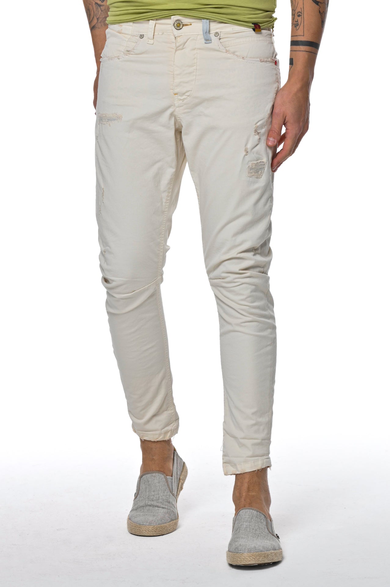 Pantaloni in cotone tapered Kron AM3 SS23