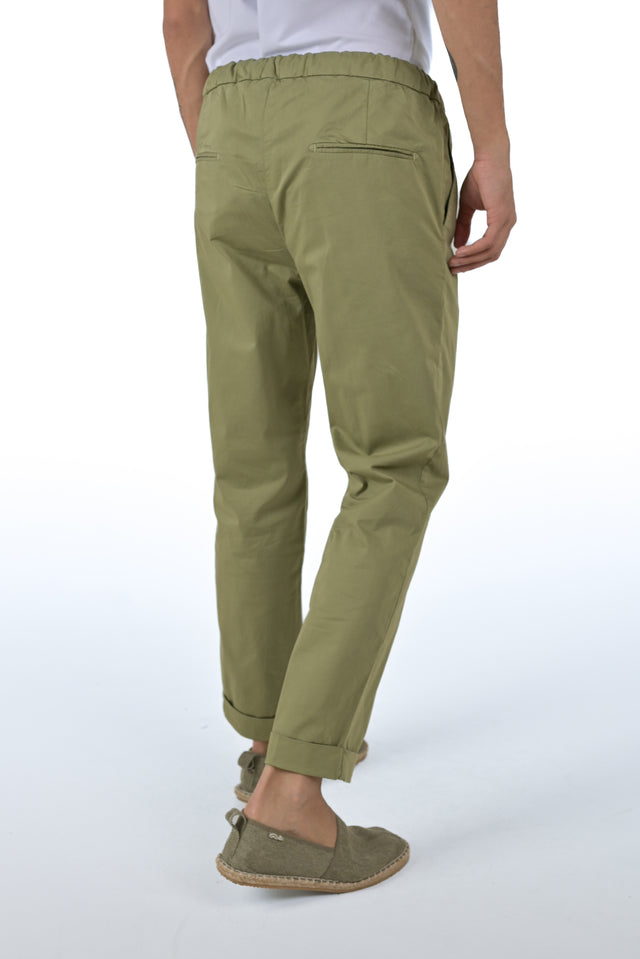 Pantaloni classici tapered Net Maribor Verde Salvia SS24