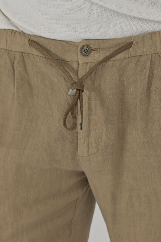 Men's bermuda in Split linen cotton in various colors - Displaj 