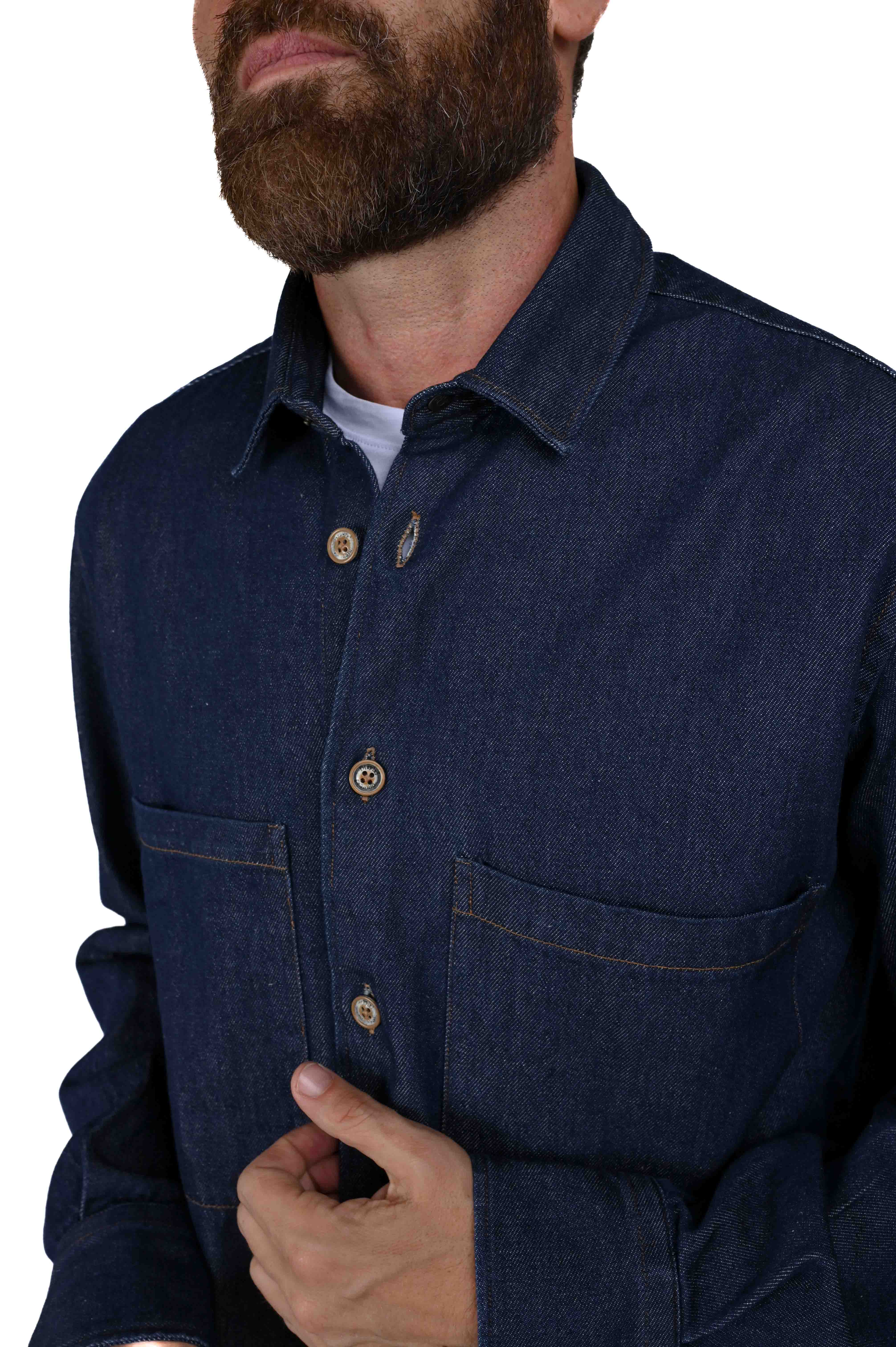 Camicia in denim loose Start BC FW24/25