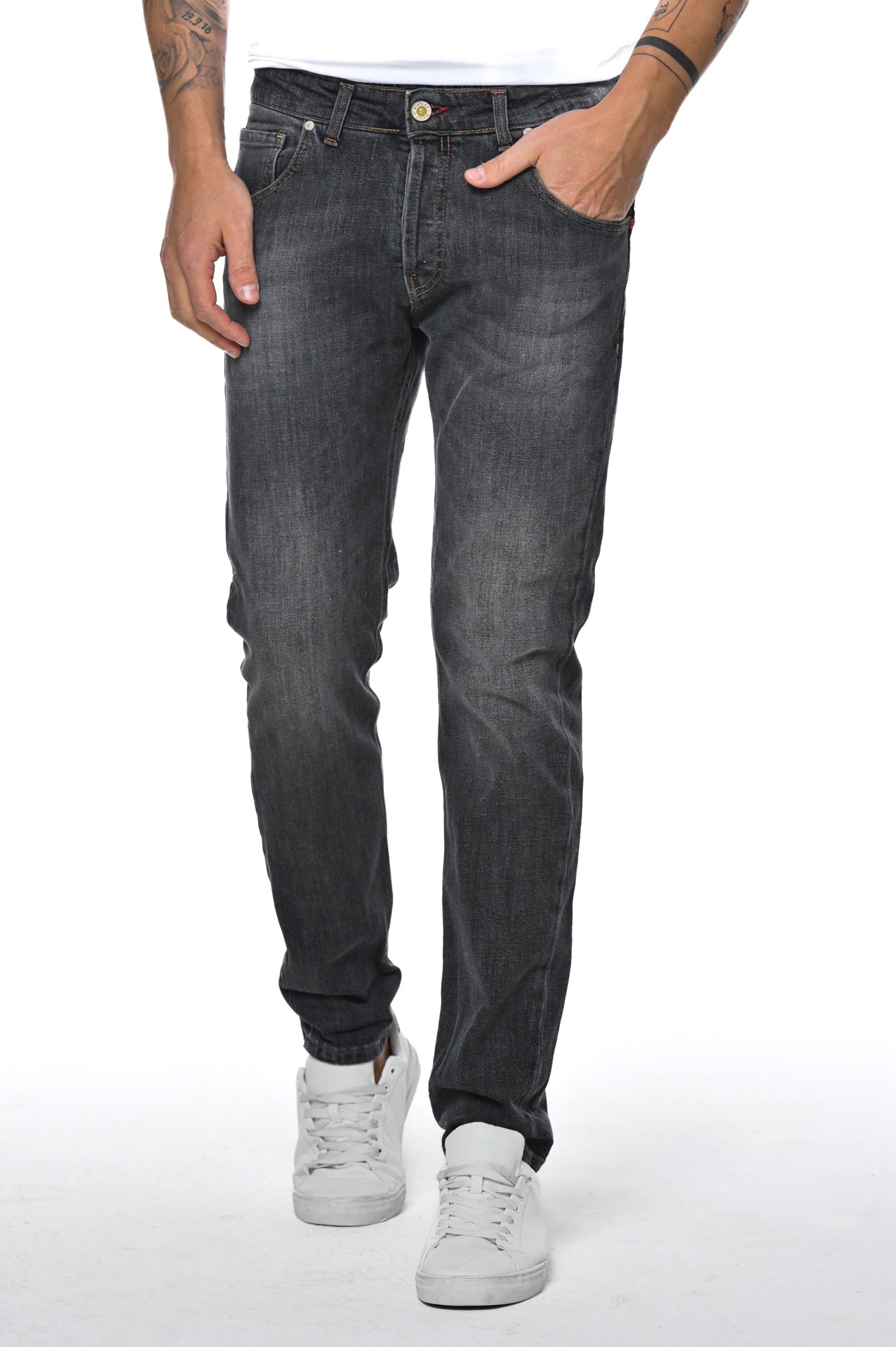 Jeans regular Guzman BLK Music SS23