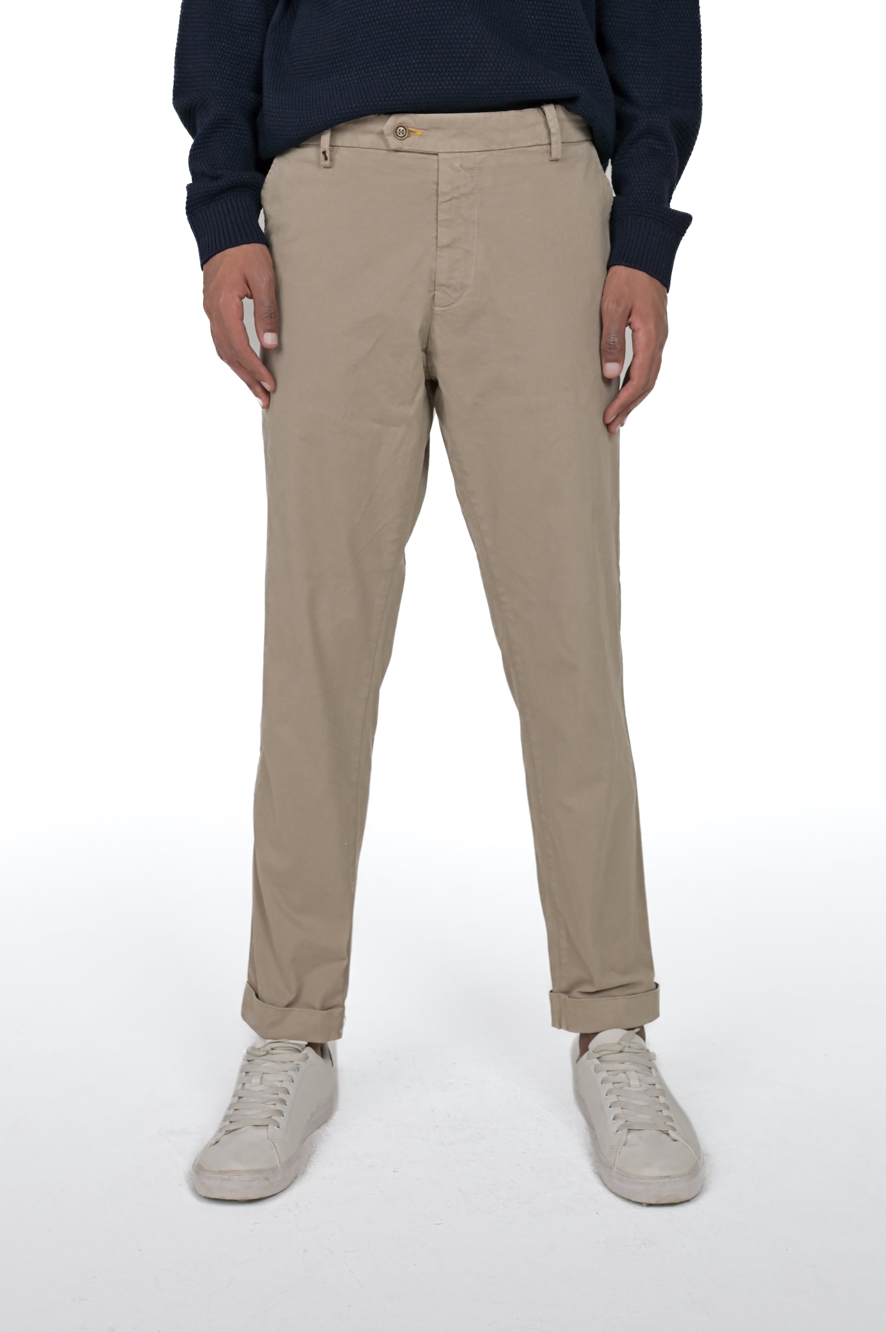 Pantaloni classici slim Racket Raso beige FW24/25