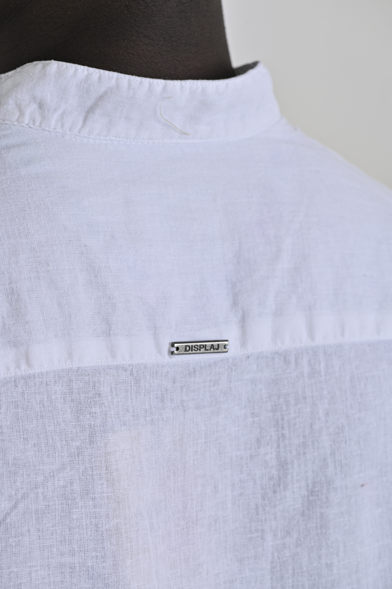 Camicia in lino regular Tom Lino Bianco SS26