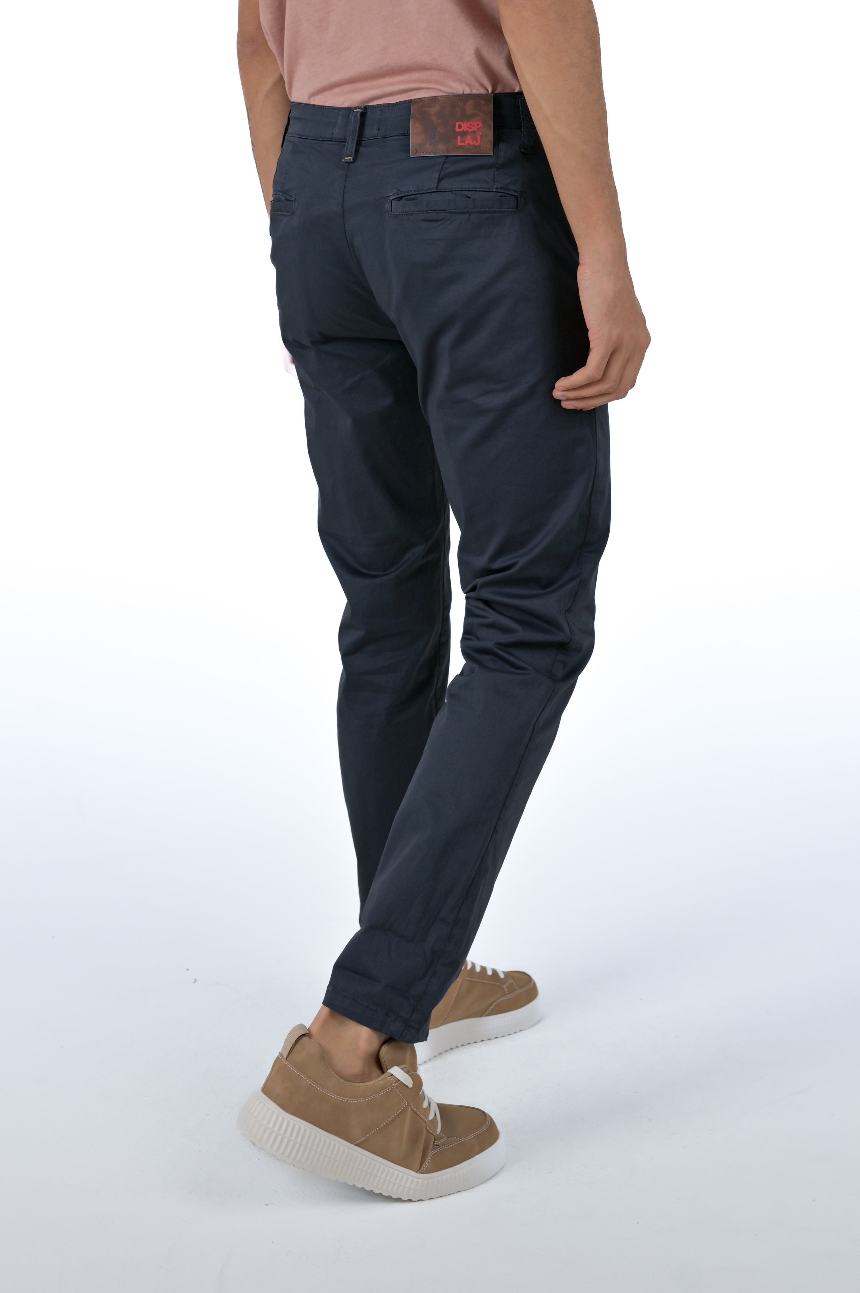 Pantaloni in cotone slim Sonic Raso Blu SS25