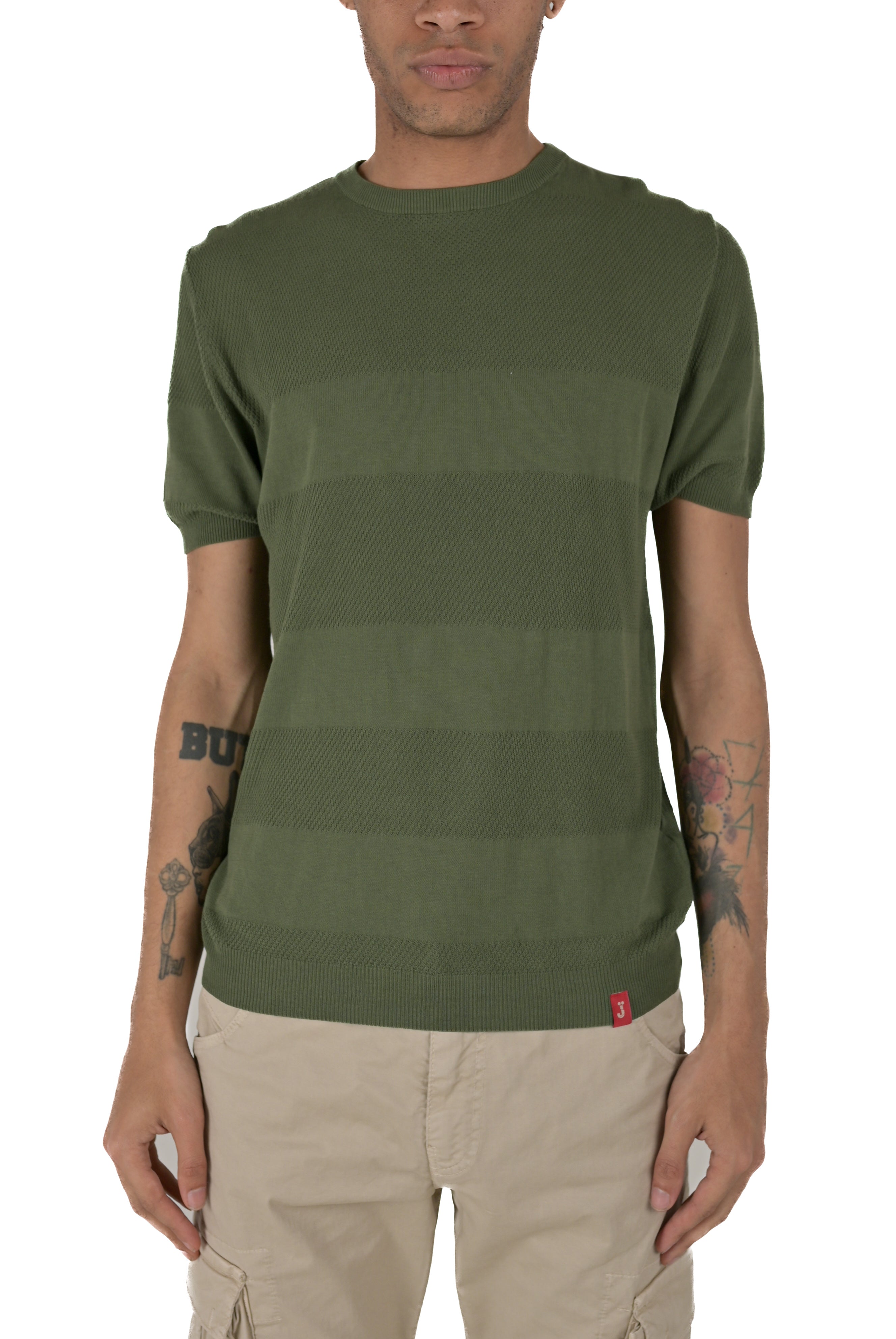 T-Shirt regular DS 2476 verde SS24