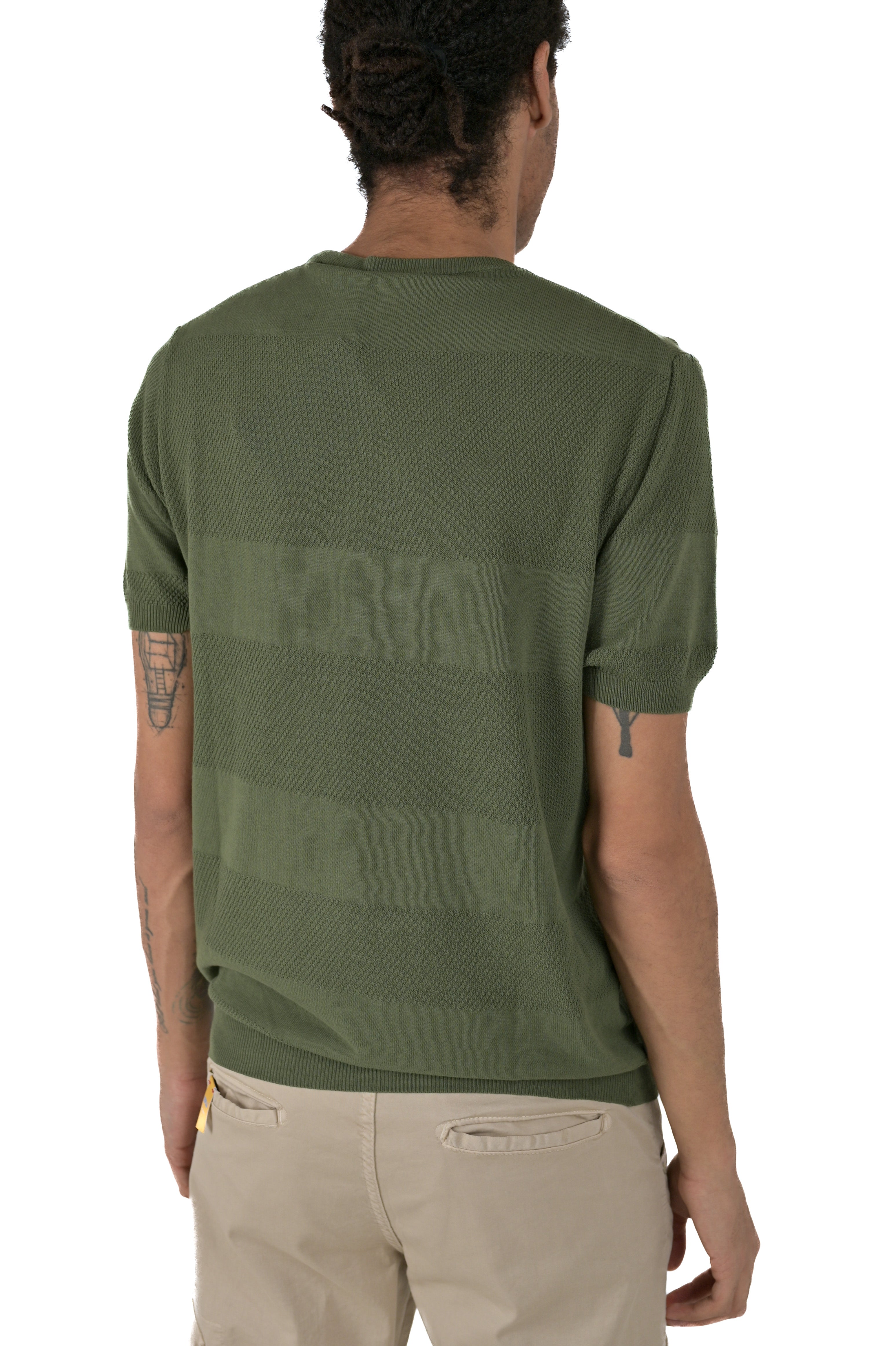 T-Shirt regular DS 2476 verde SS24