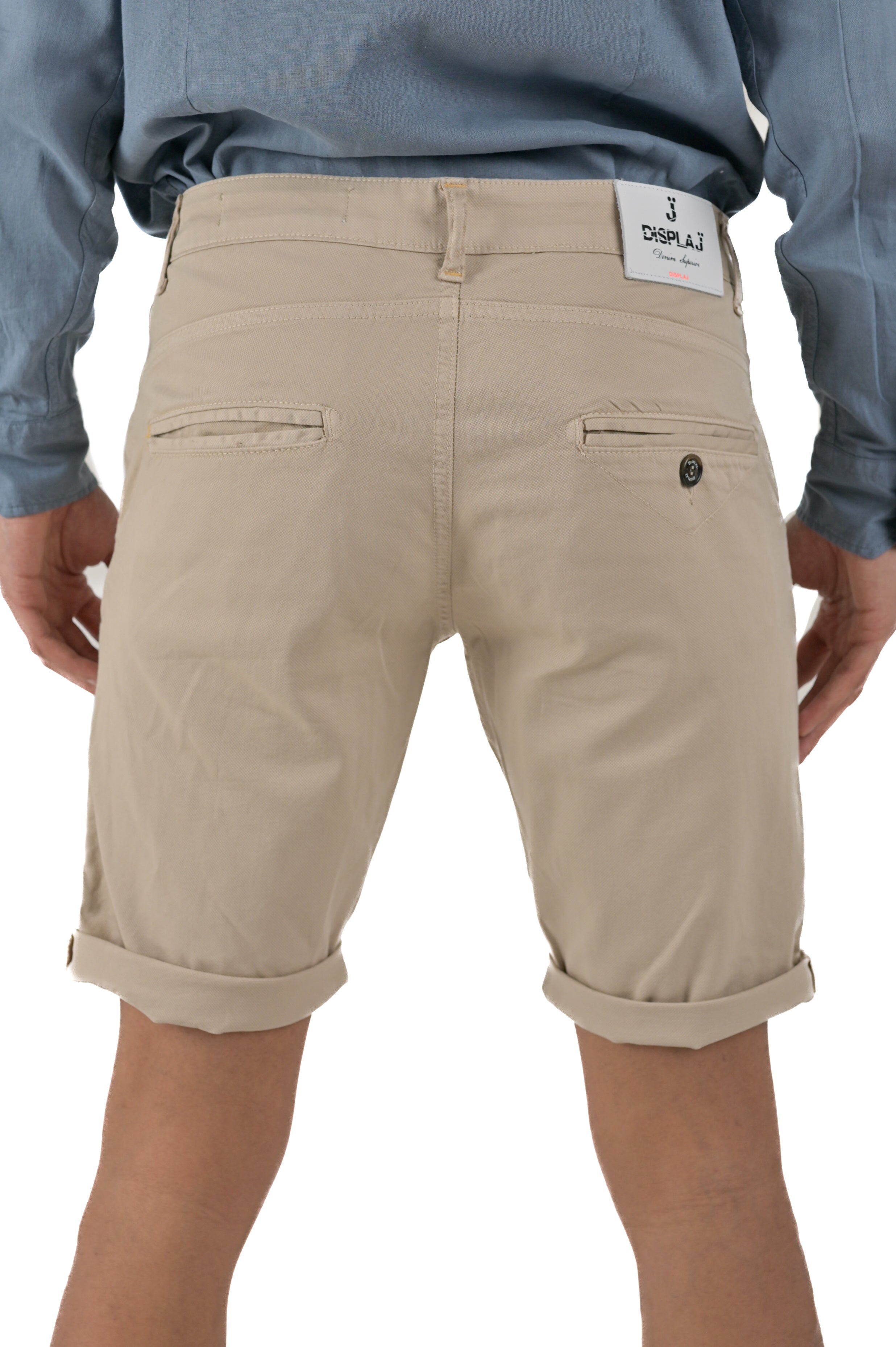 Bermuda in cotone slim Cristian Maldive SS25