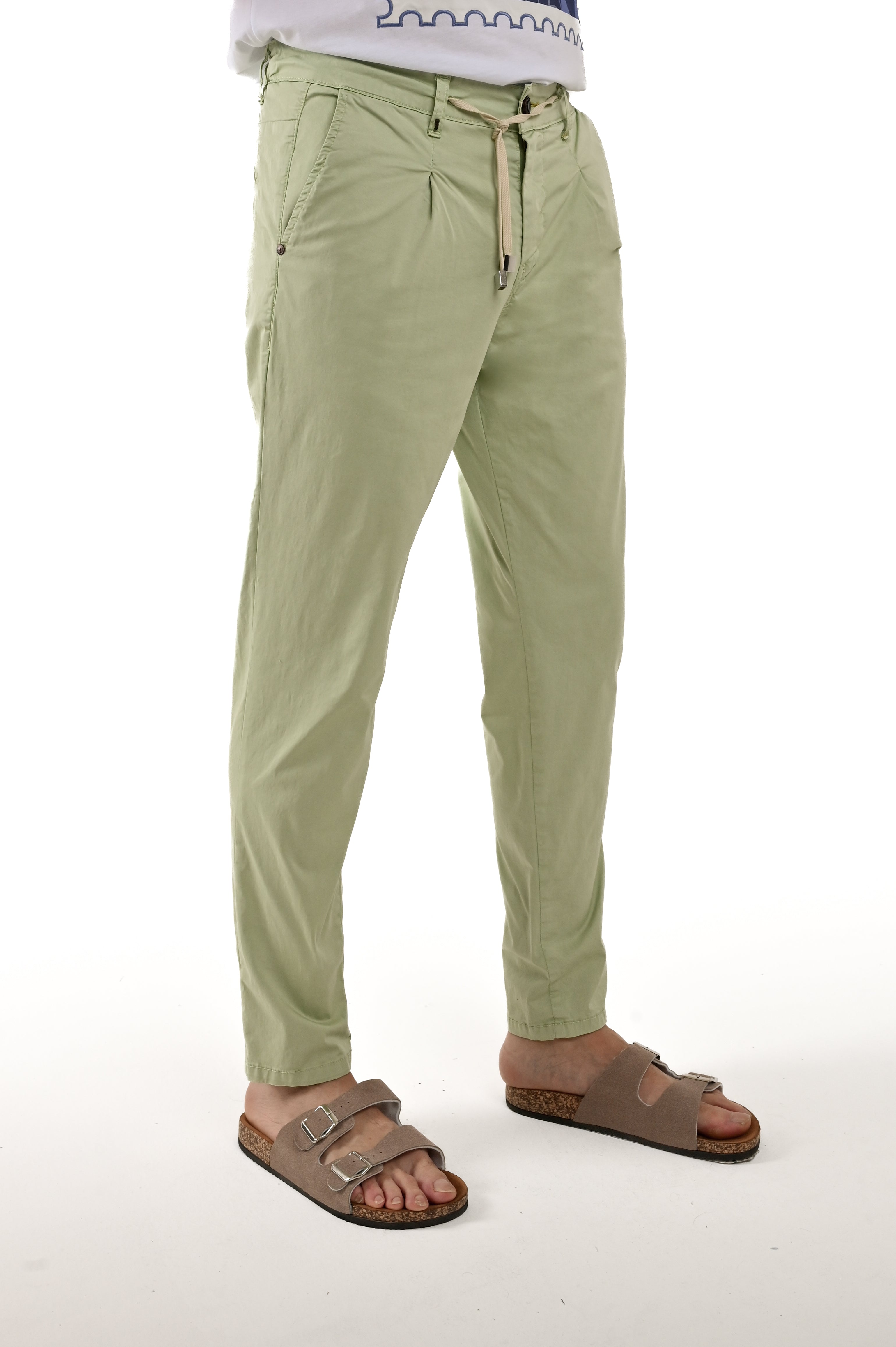 Pantaloni in cotone regular Different Raso V.103 SS25