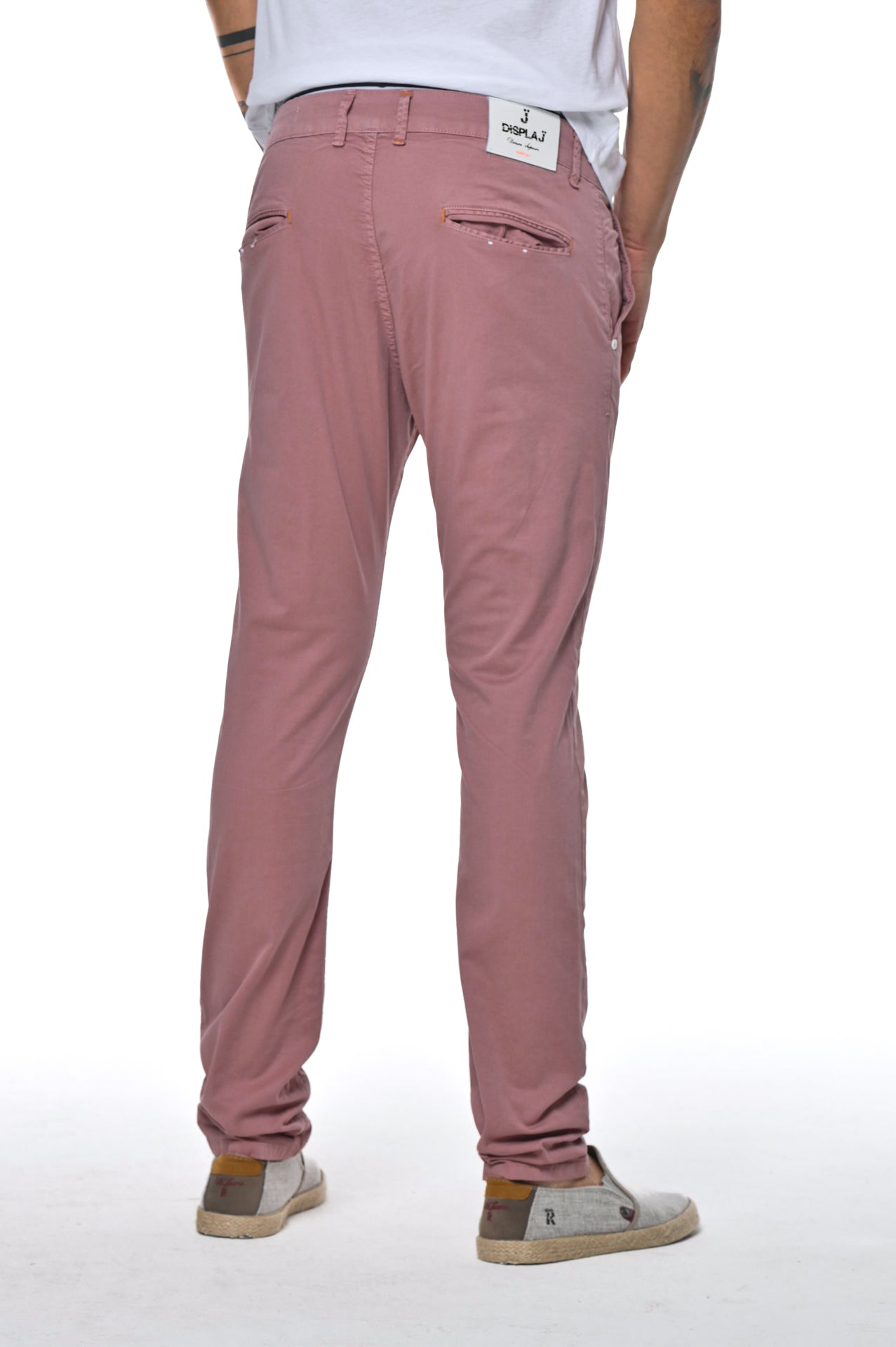 Slim Kinos Cotton Trousers Pink SS26