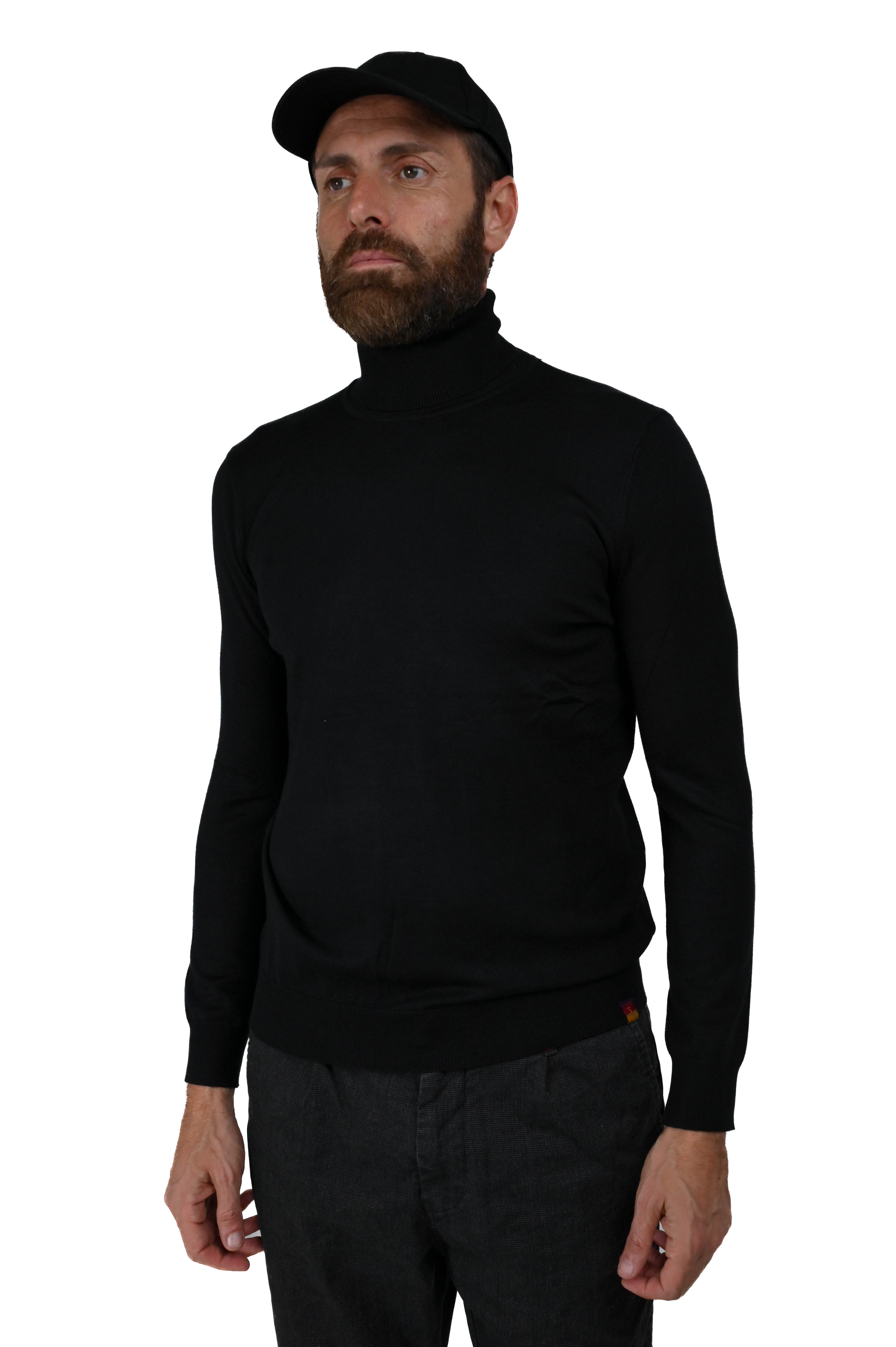 Maglione regular DSP V12 nero FW24/25