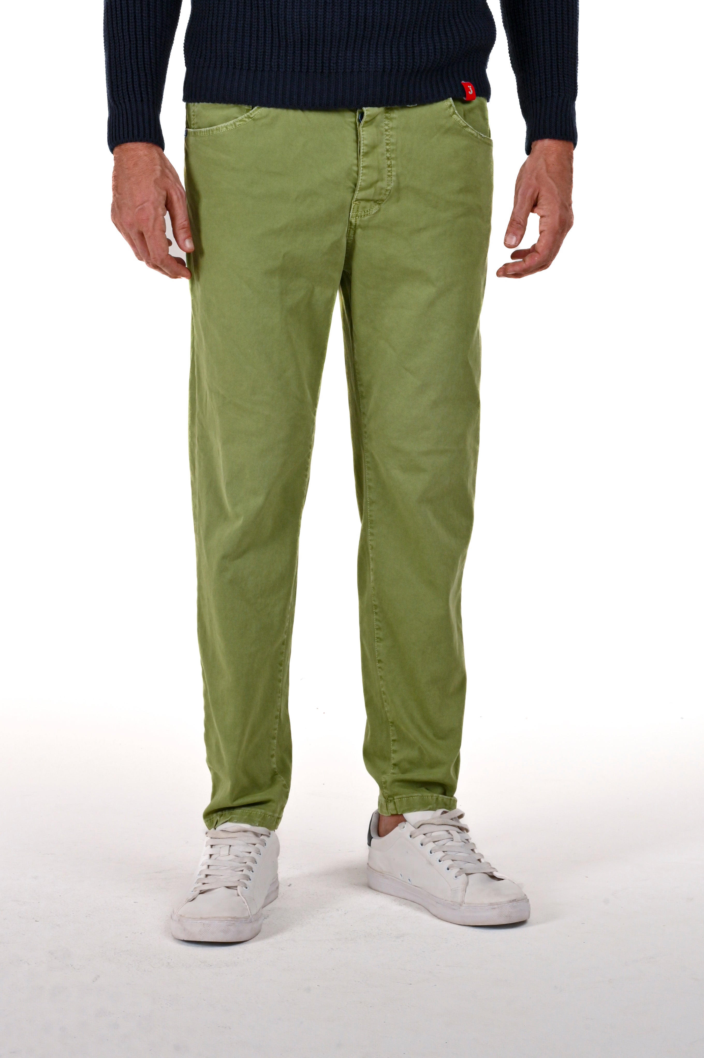 New Wolf Gab biscuit regular cotton trousers FW24/25