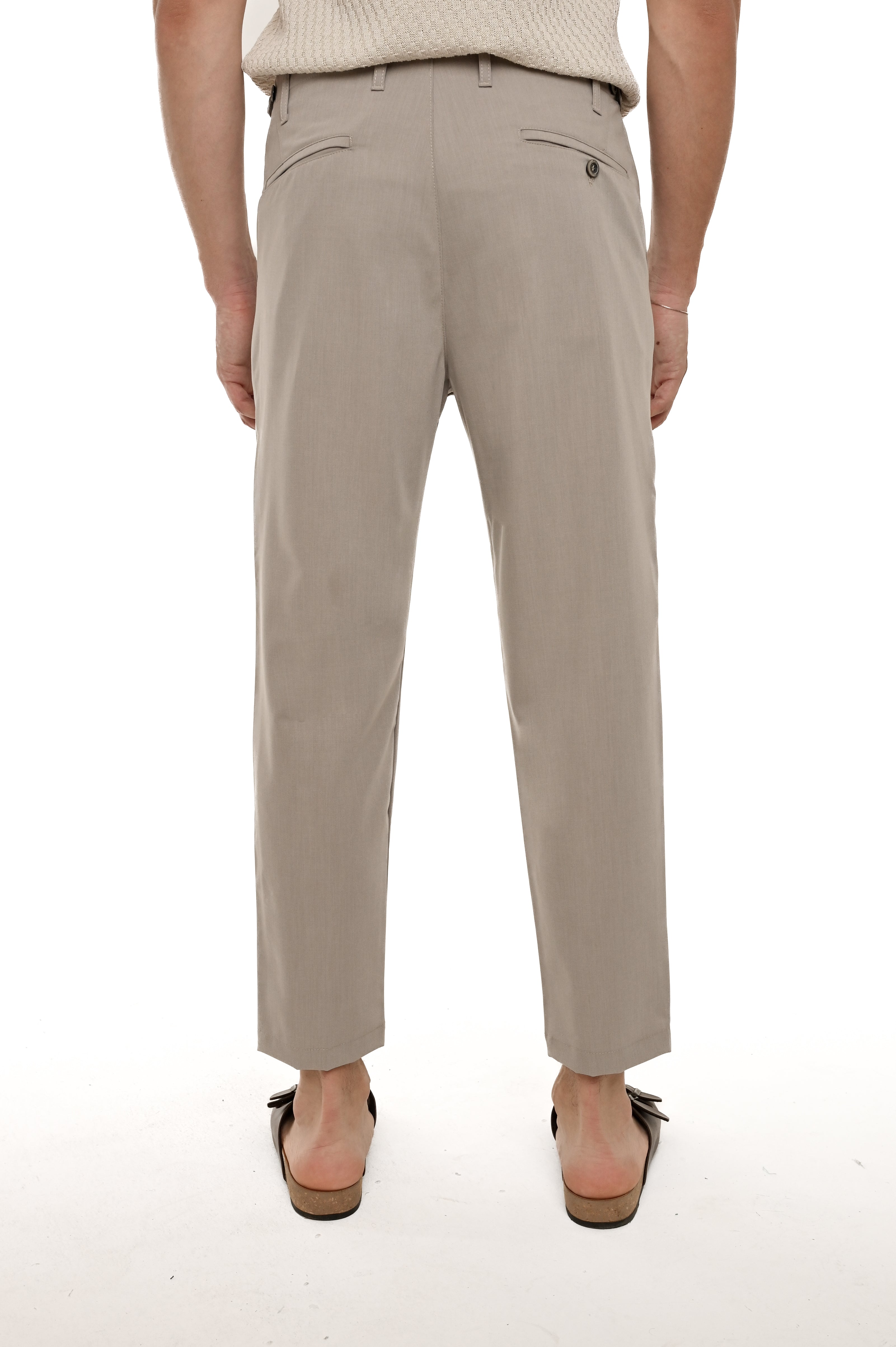 Pantaloni Classici slim Street FLC terra SS25