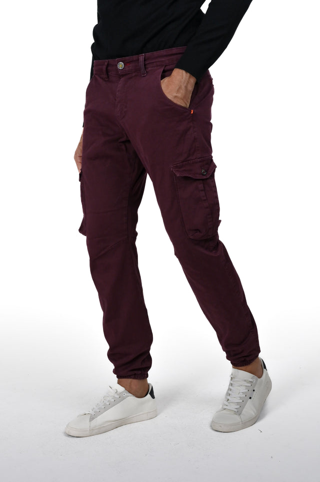 AI 6224 men's slim fit cotton trousers in various colors - Displaj