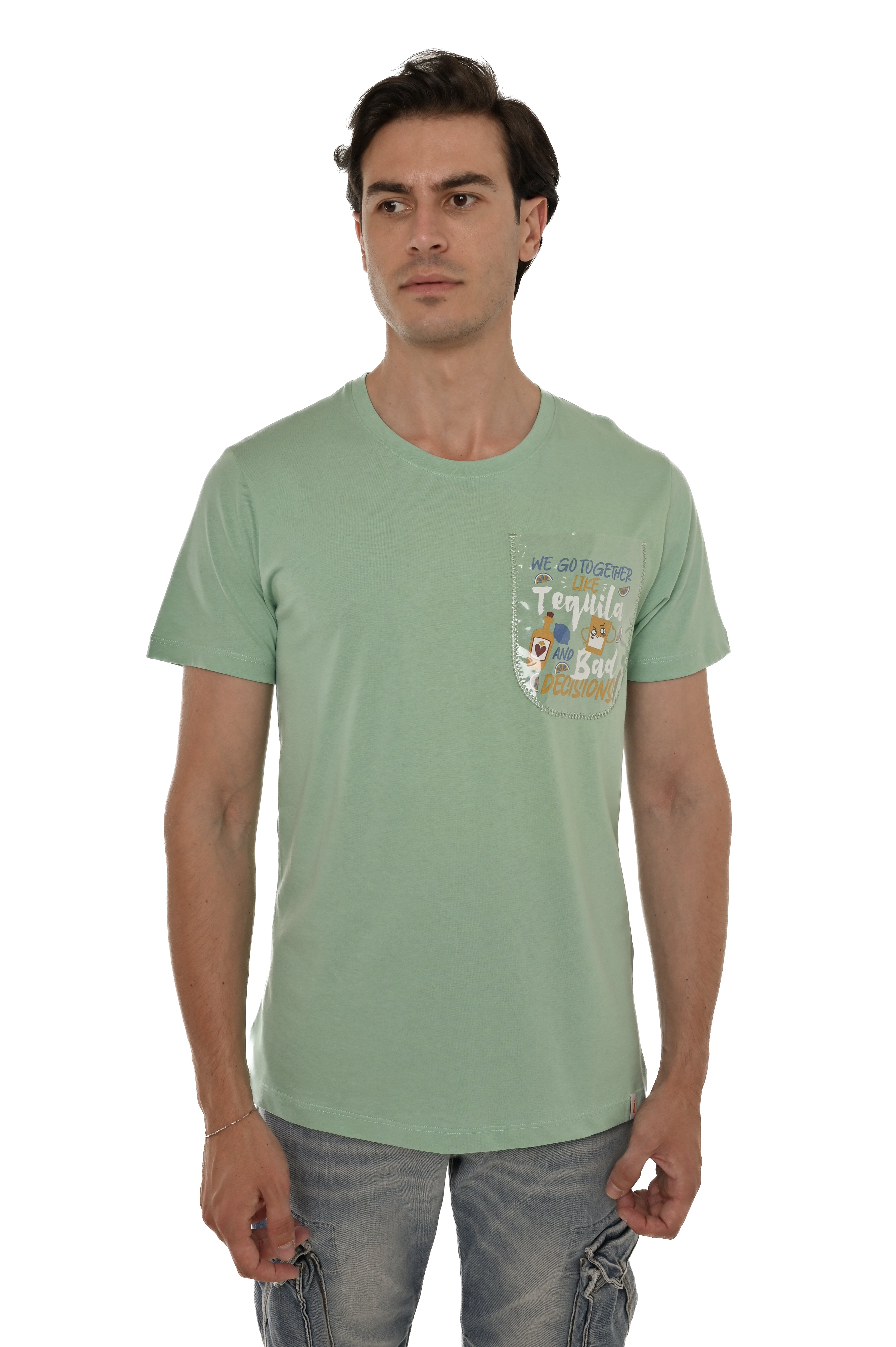 T-Shirt regular DPE 2516 menta SS25