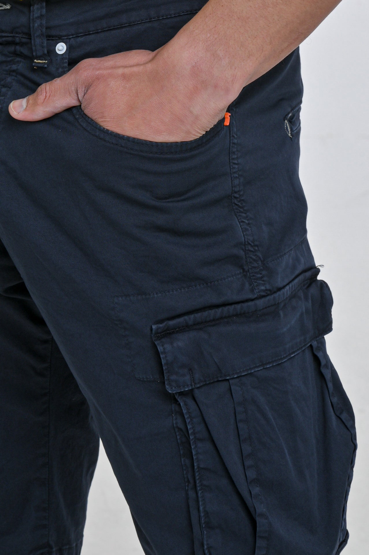 Extreme Blue Regular Cotton Bermuda SS24